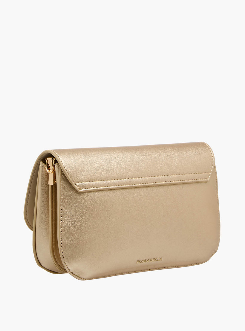 شنطة كروس بودي بارزة الملمس بحزام سلسلة قابل للفصل من فلورا بيلا-women-bagsandwallets-handbags-image-5