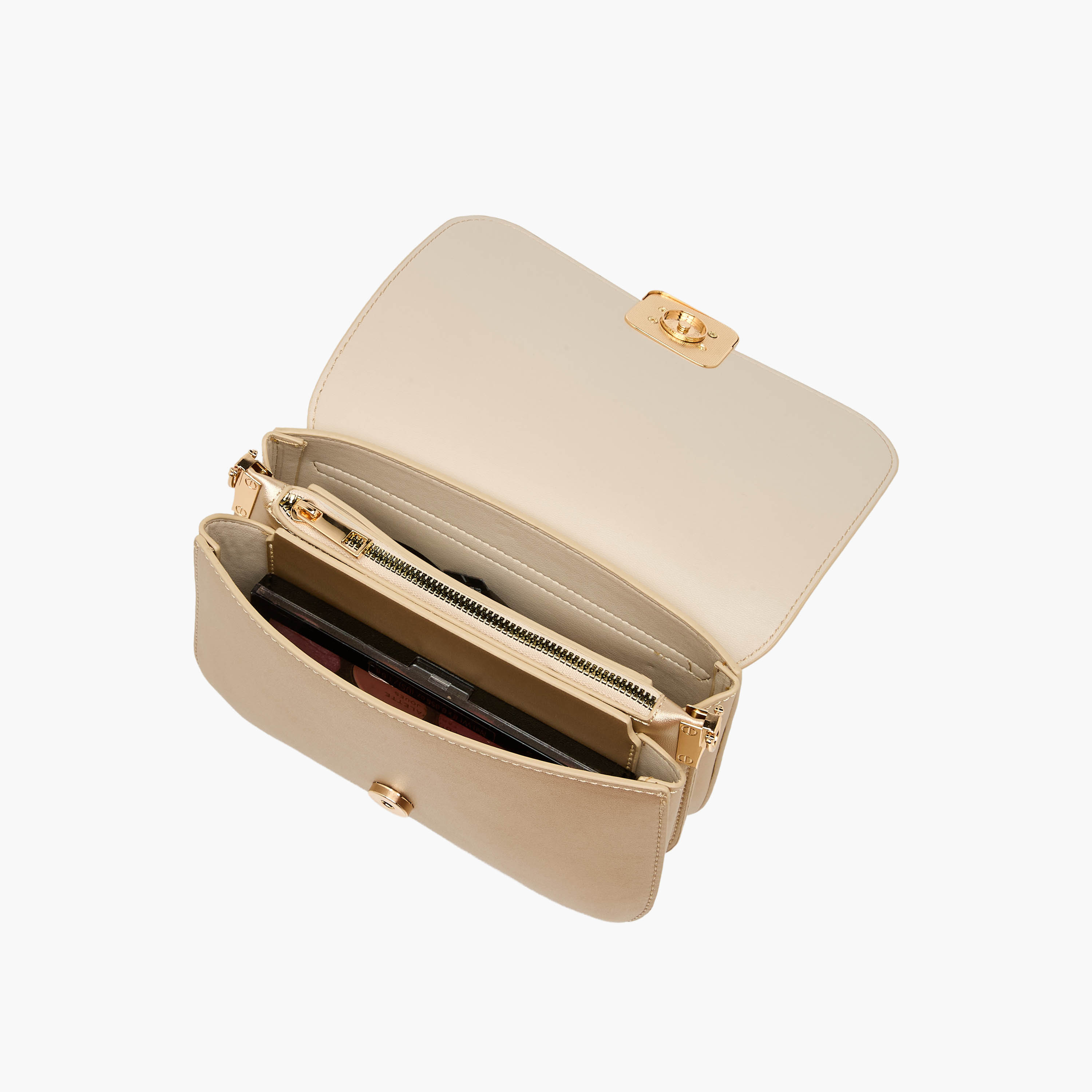 شنطة كروس بودي بارزة الملمس بحزام سلسلة قابل للفصل من فلورا بيلا-women-bagsandwallets-handbags-image-9