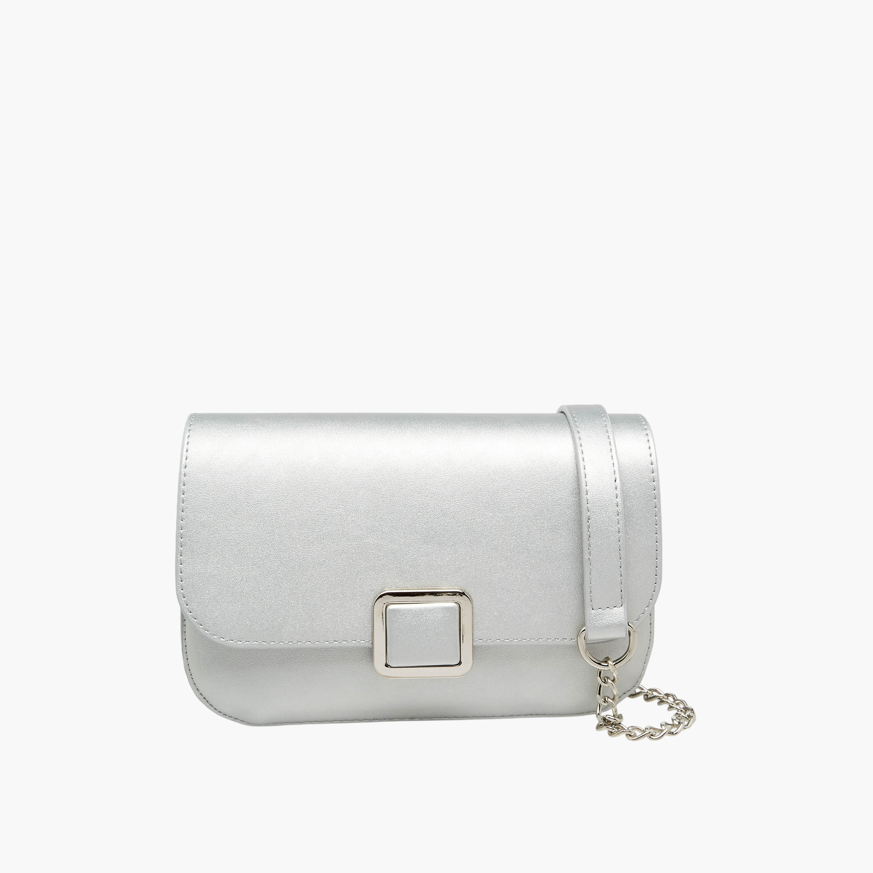 Flora Bella Textured Crossbody Bag with Detachable Chain Strap-women-bagsandwallets-handbags-image-1