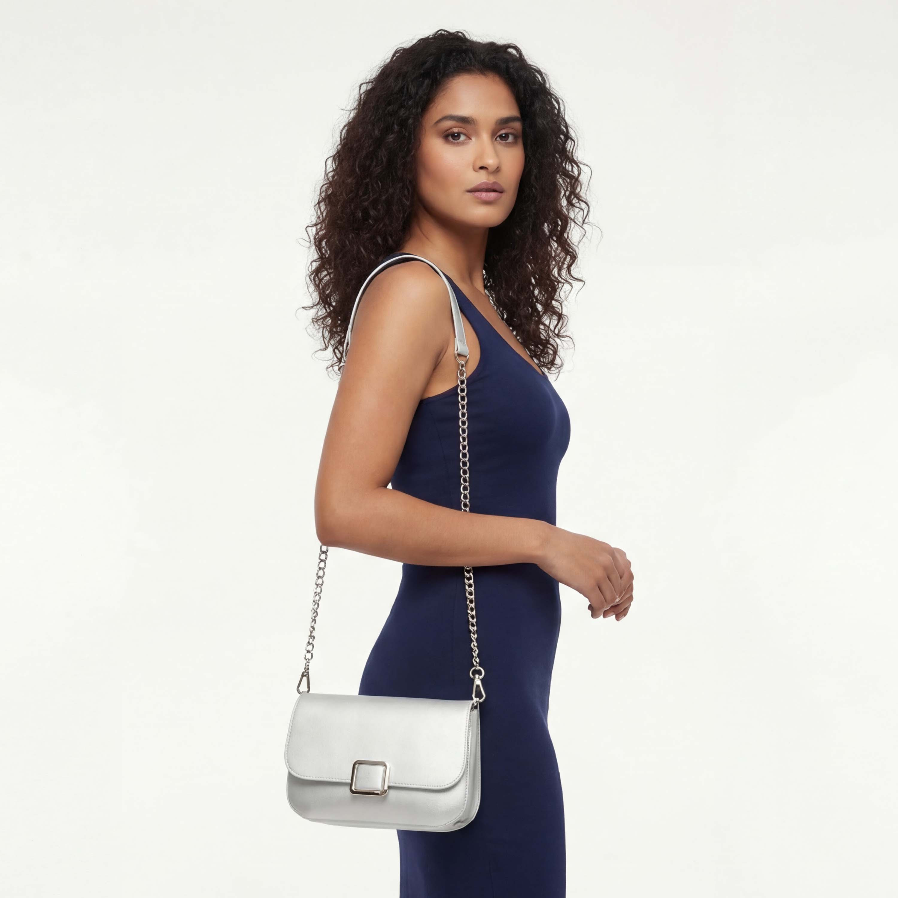 Flora Bella Textured Crossbody Bag with Detachable Chain Strap-women-bagsandwallets-handbags-image-3