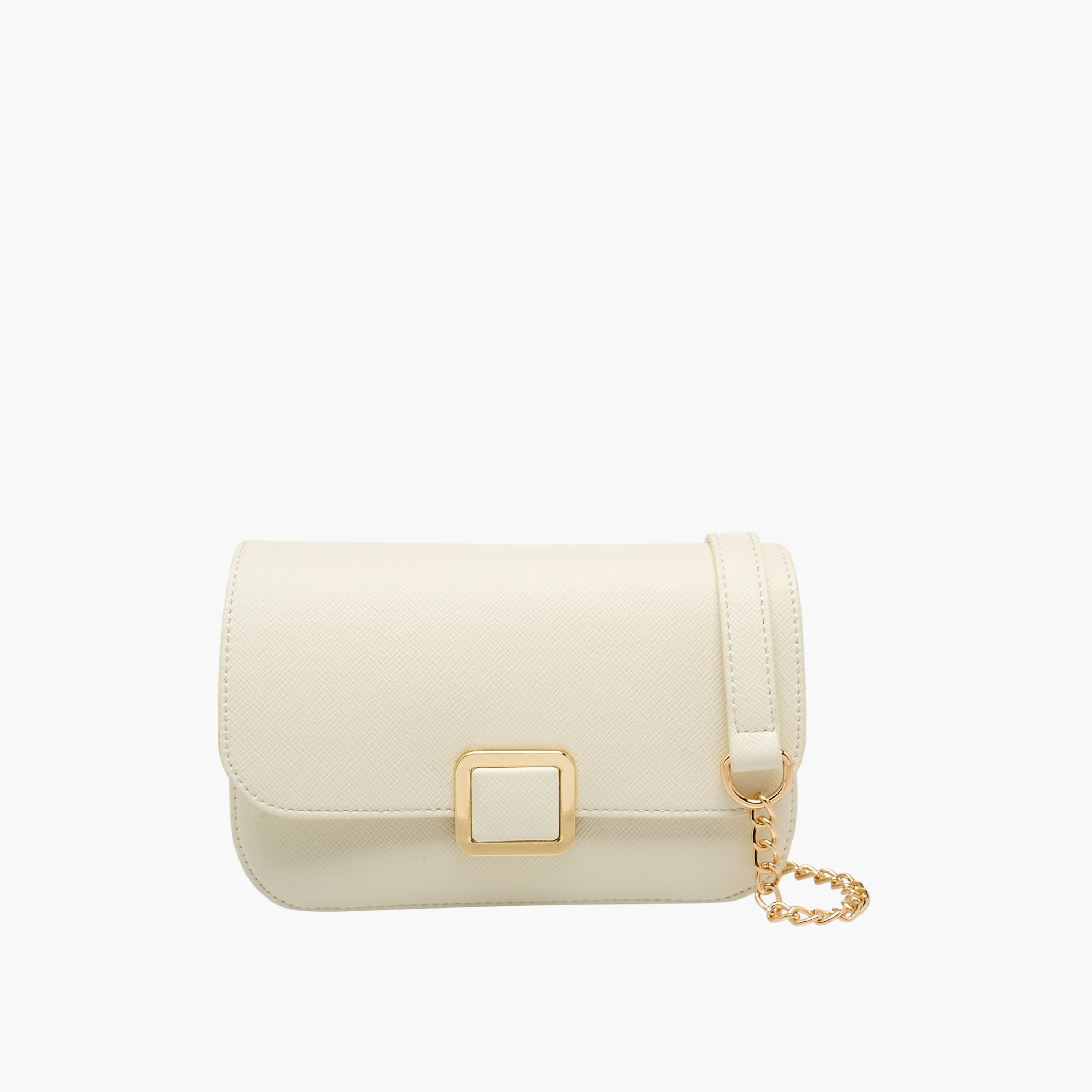 Flora Bella Textured Crossbody Bag with Detachable Chain Strap-women-bagsandwallets-handbags-image-1