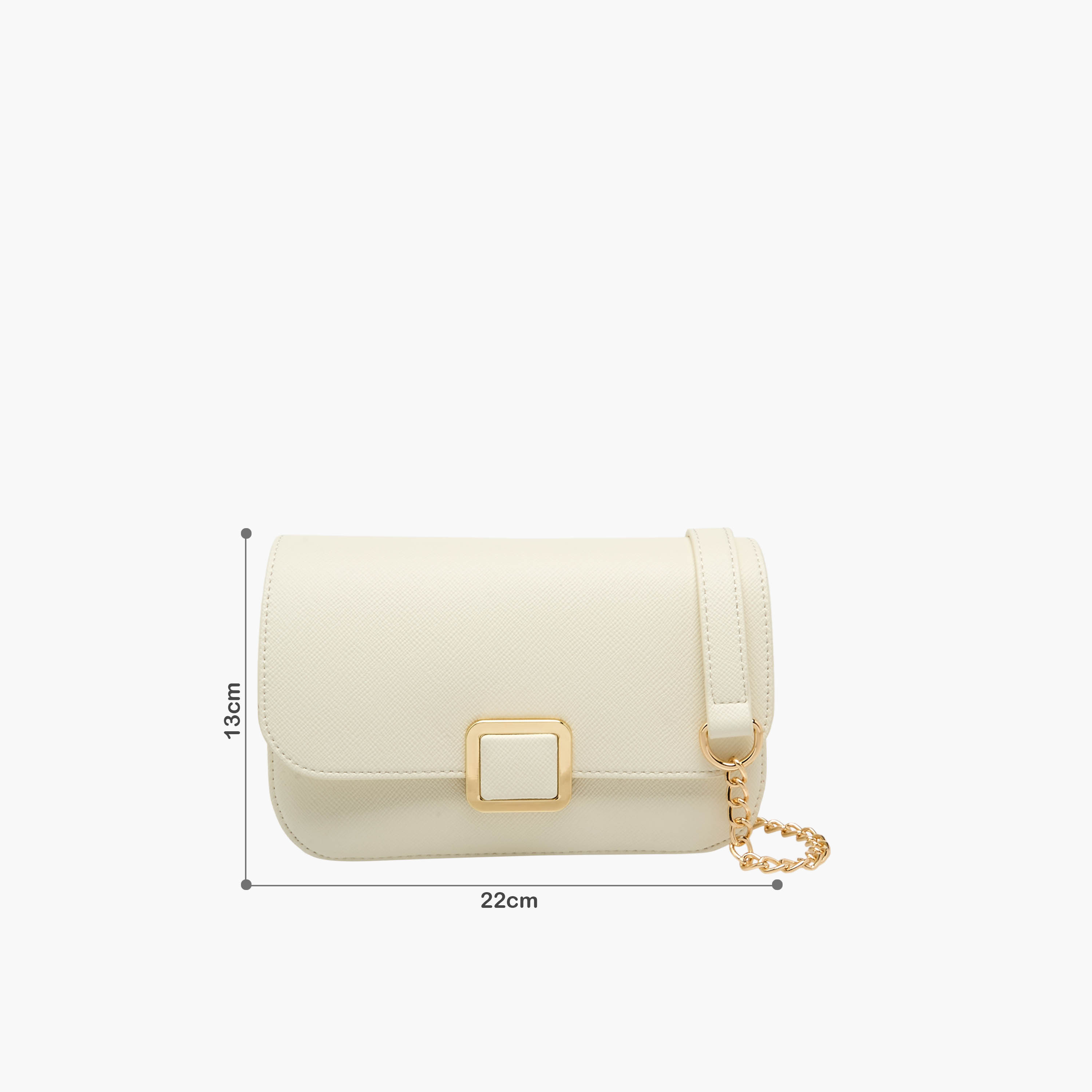 Flora Bella Textured Crossbody Bag with Detachable Chain Strap-women-bagsandwallets-handbags-image-2