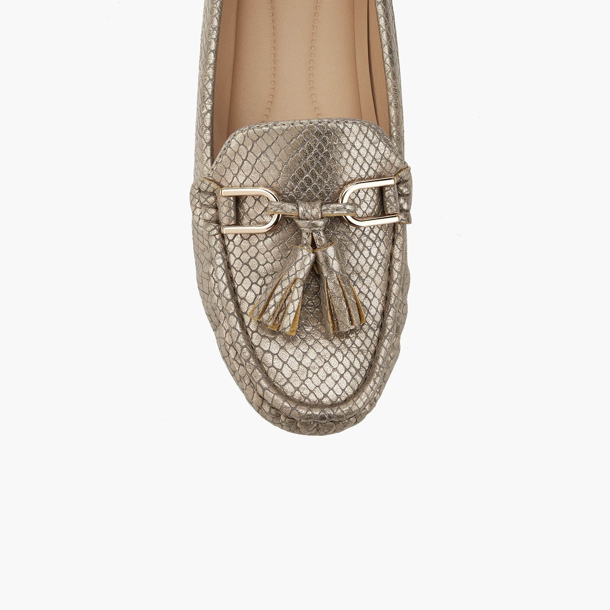 Flora Bella Textured Slip-On Loafers with Tassel  Accent-women-shoes-loafersandmoccasins-image-4