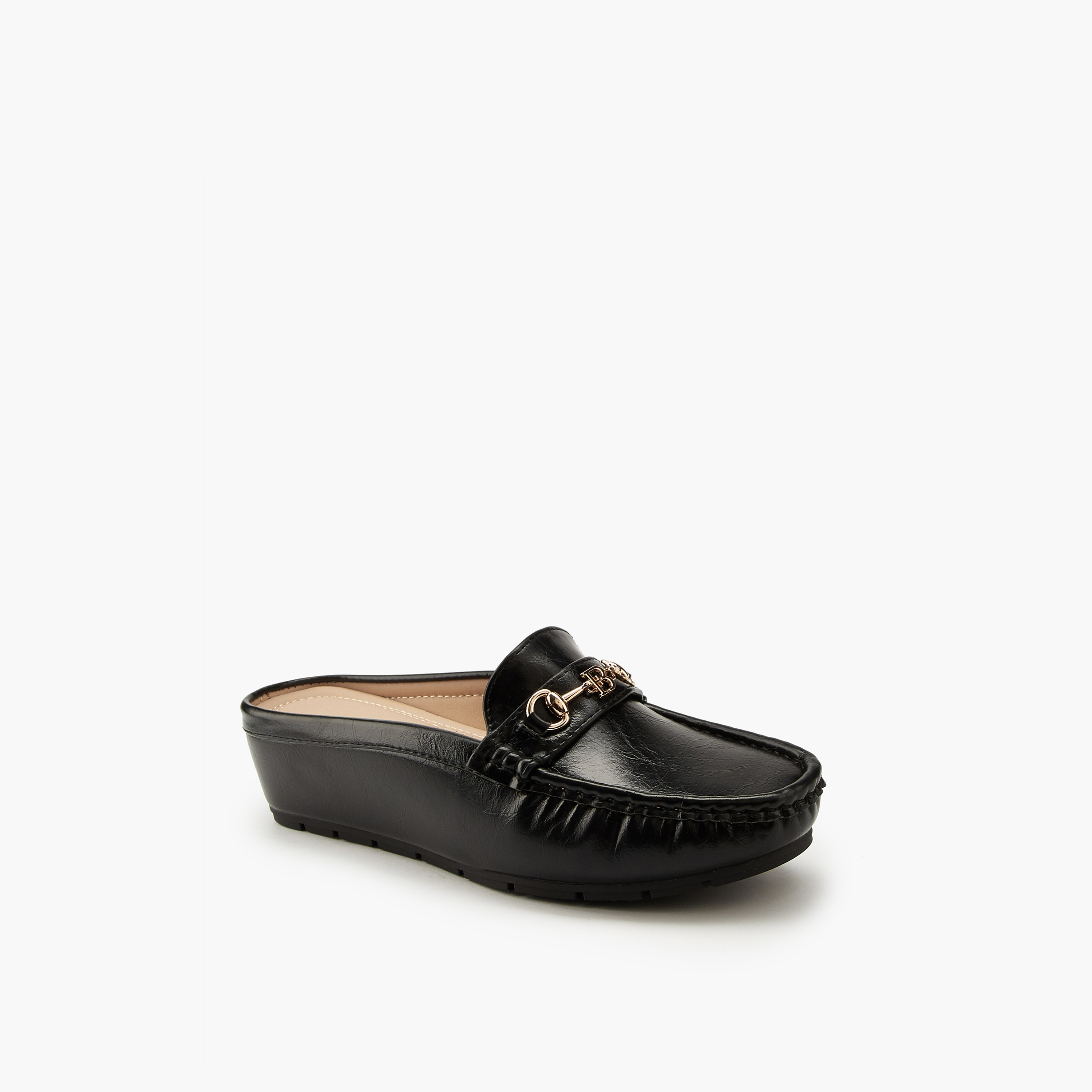 Flora Bella Horsebit Detail Slip-On Mules-women-shoes-heels-image-3