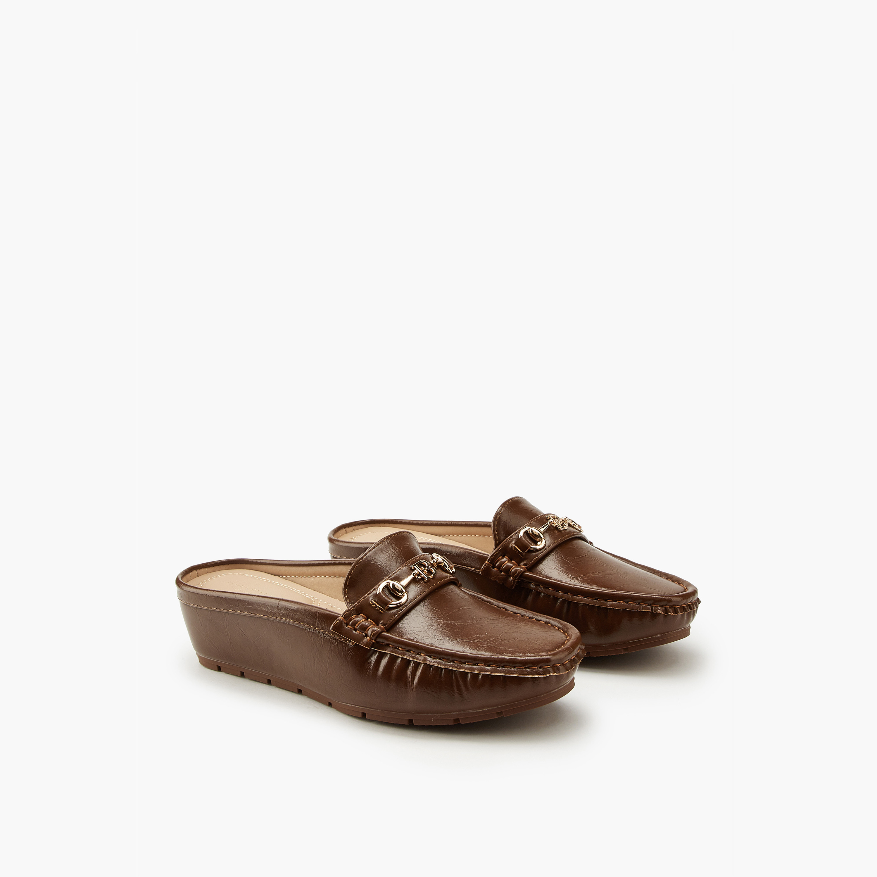 Flora Bella Horsebit Detail Slip-On Mules-women-shoes-heels-image-1
