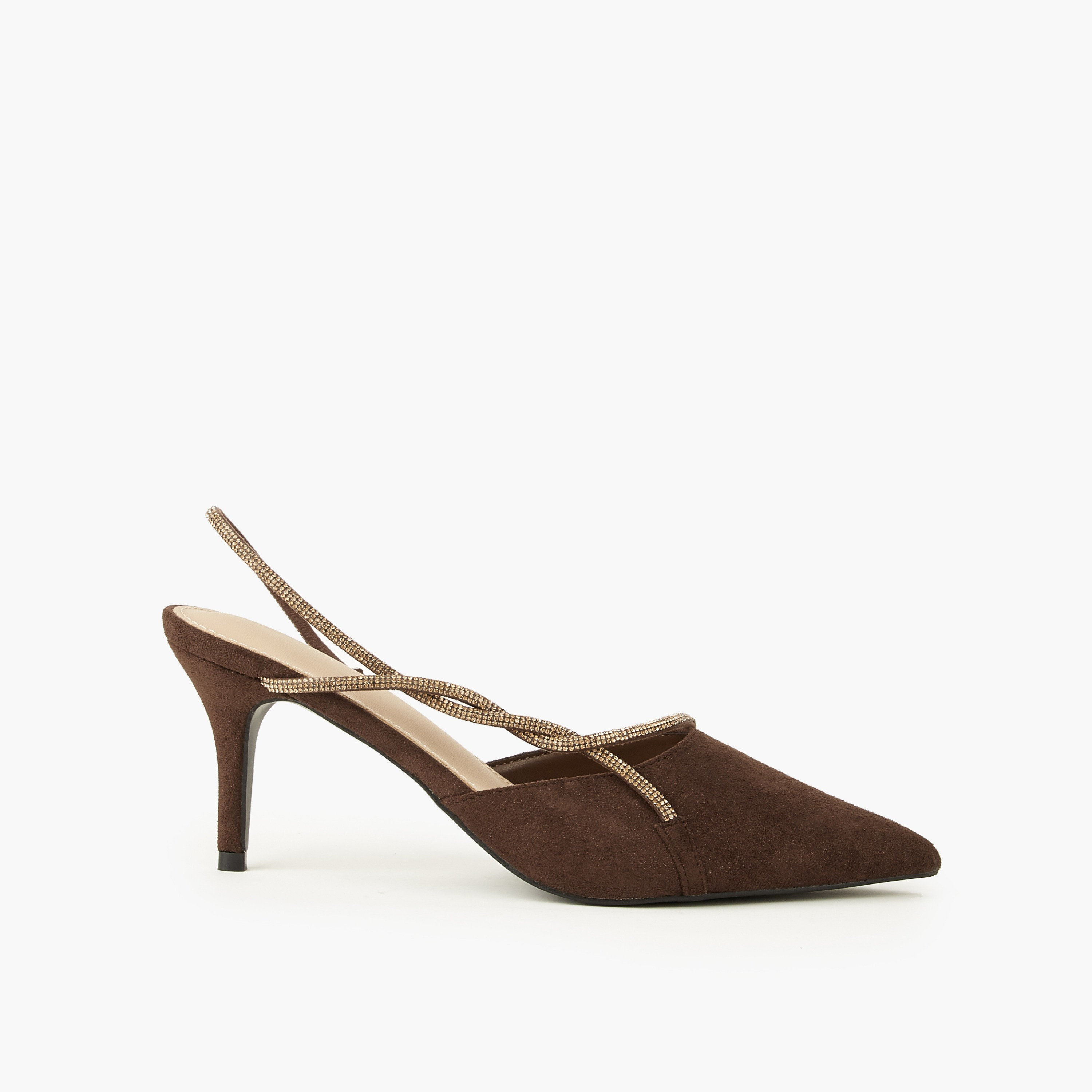 حذاء بكعب رفيع مزين للنساء من فلورا بيلا-women-shoes-heels-image-3