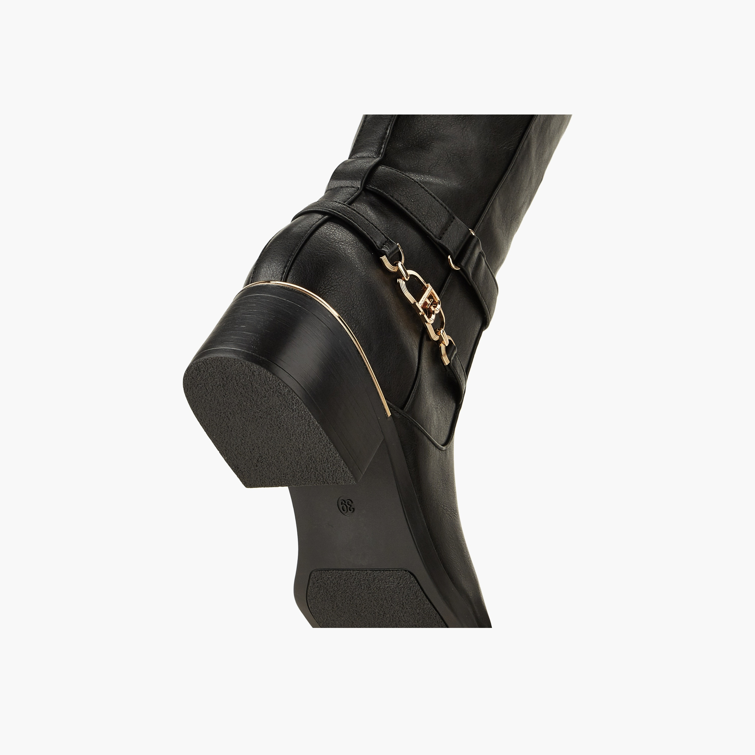 Flora Bella Women Chain Accent High Shaft Boots-women-shoes-boots-image-5