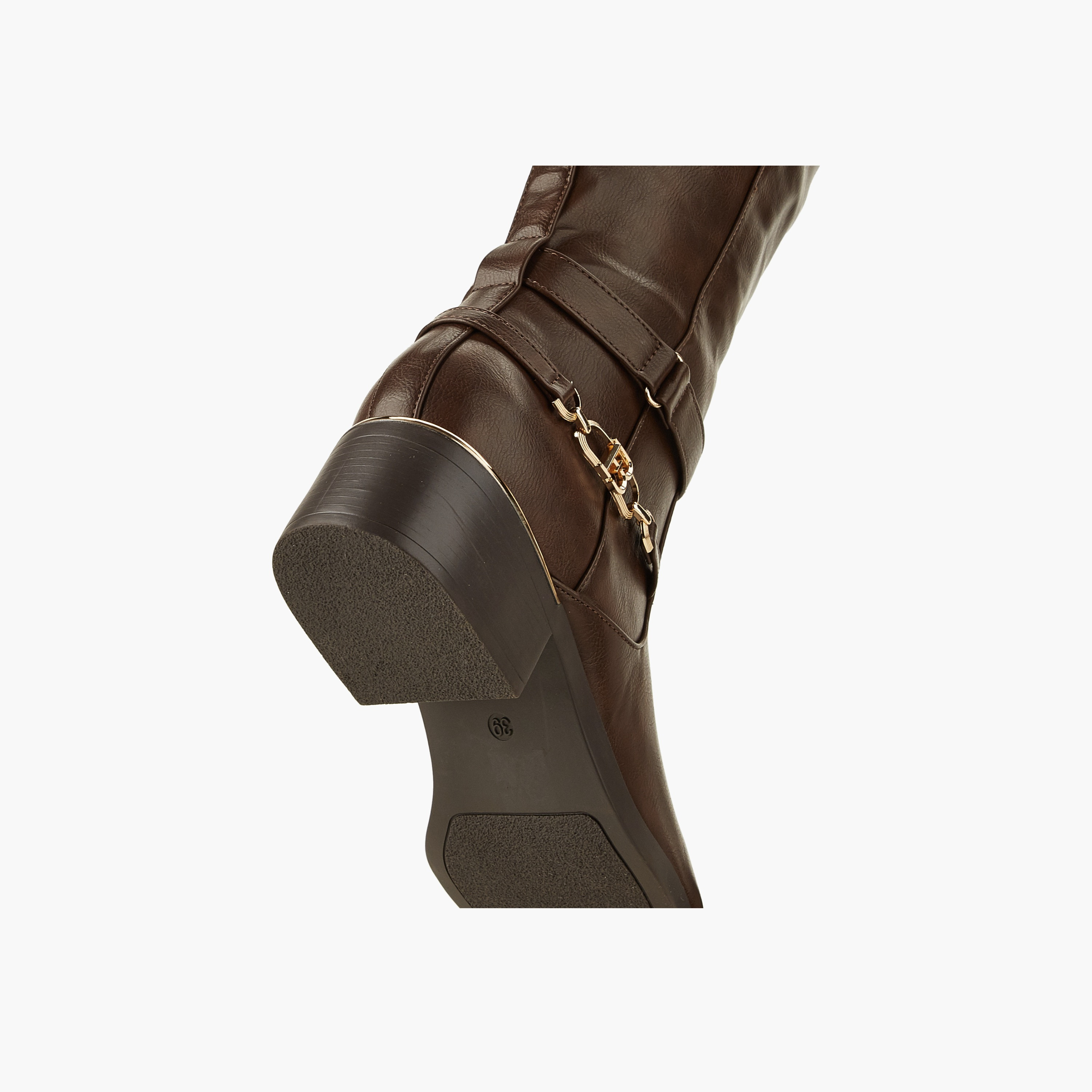 Flora Bella Women Chain Accent High Shaft Boots-women-shoes-boots-image-5
