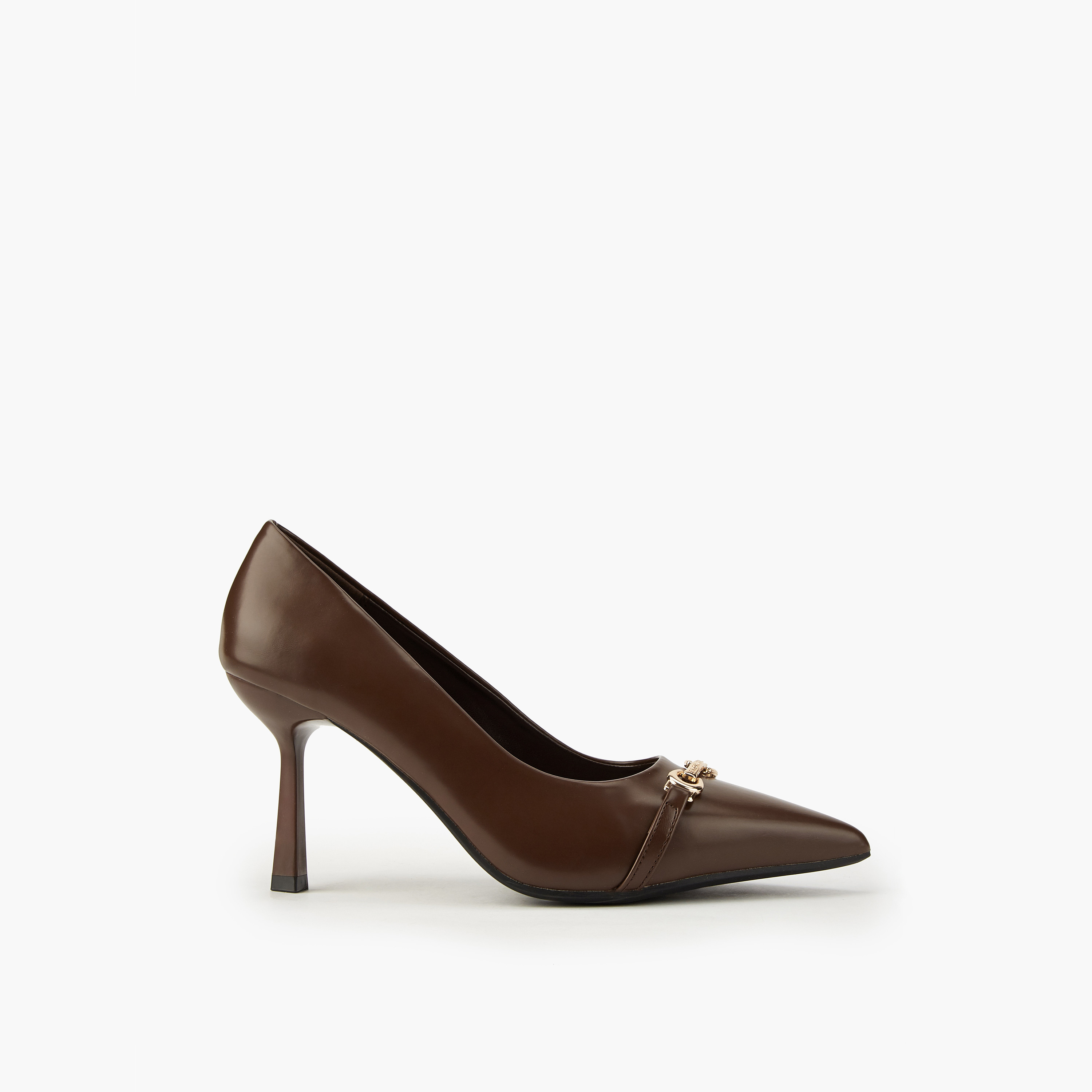 Flora Bella Metallic Accent Pointed Toe Pumps with Stiletto Heels-women-shoes-heels-image-2