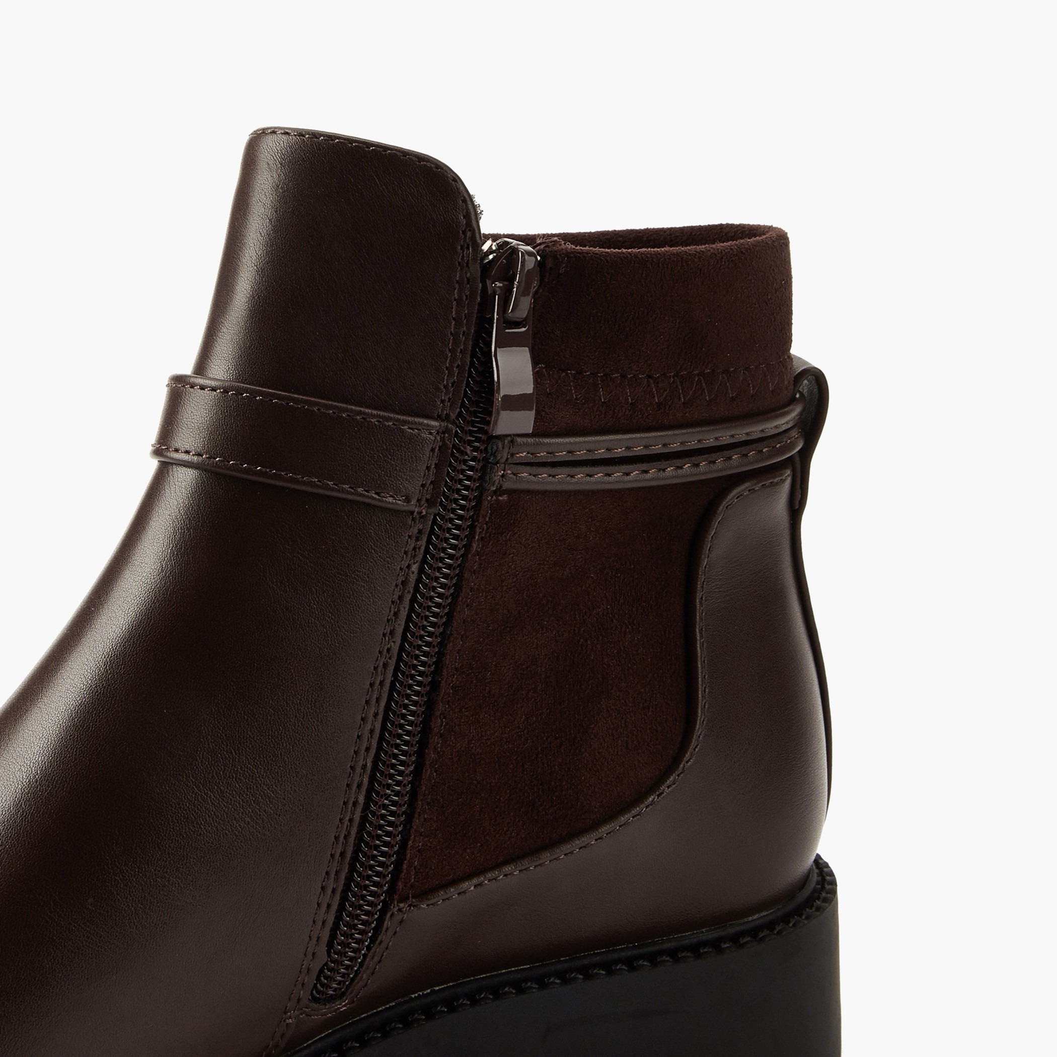 Flora Bella Women Buckle Detail Ankle Boots-women-shoes-boots-image-5