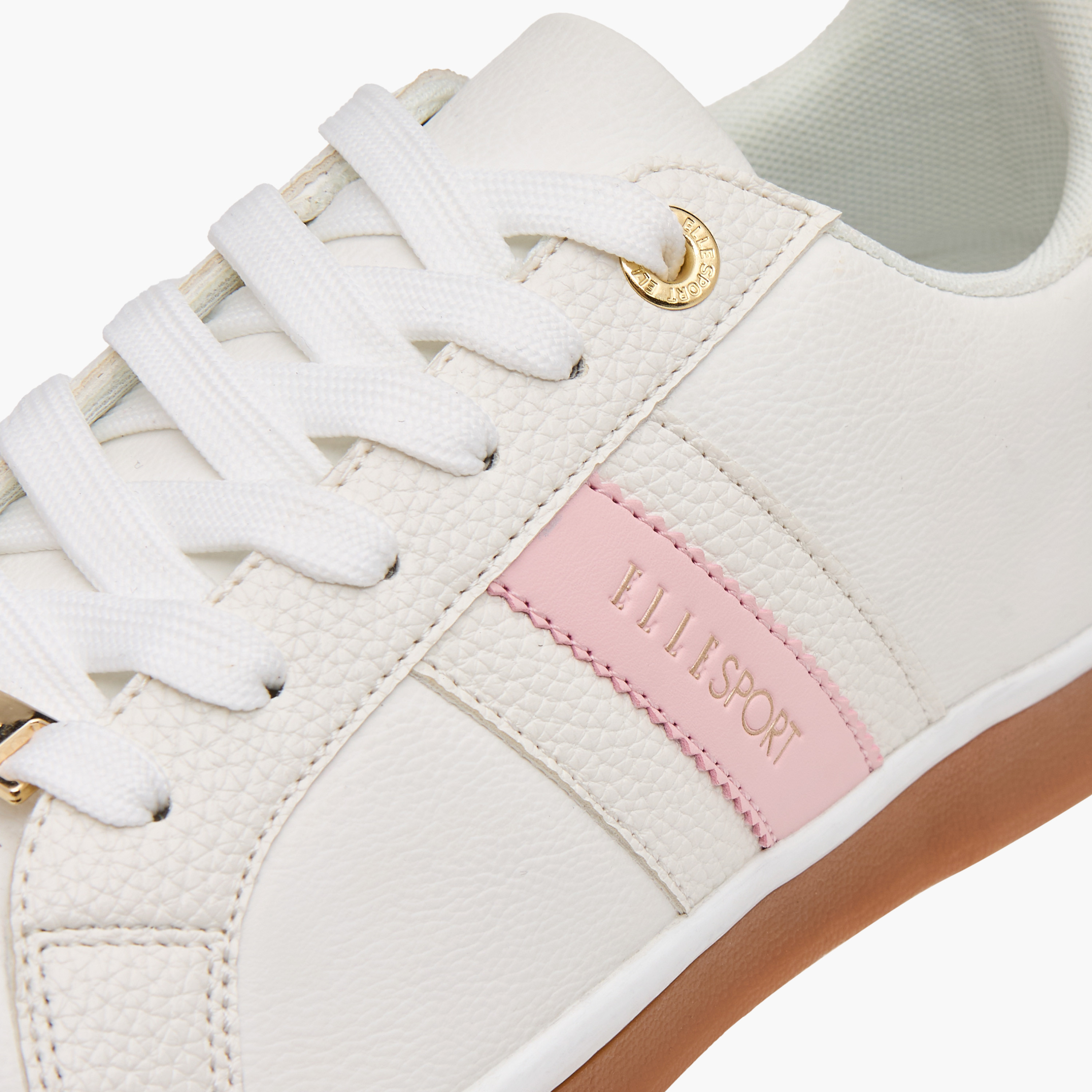 Elle Women's Panelled Sneakers with Lace-Up Closure-women-shoes-sneakers-image-4