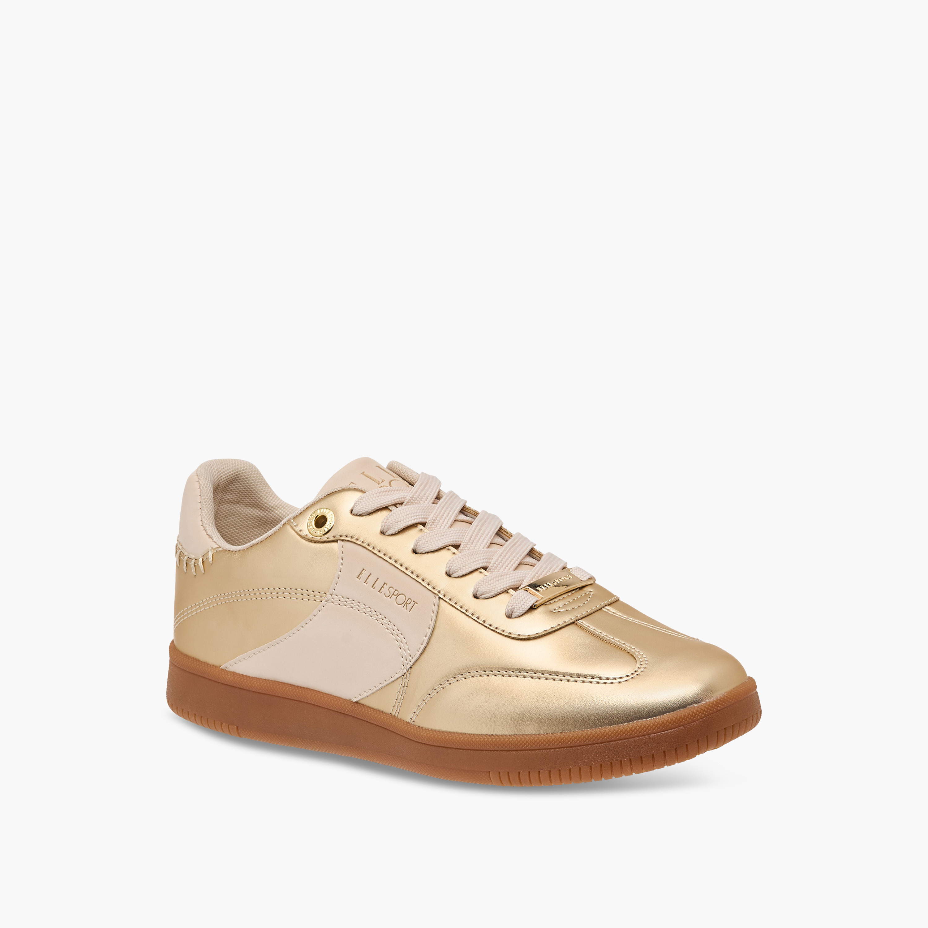 Elle Women's Panelled Sneakers with Lace-Up Closure-women-shoes-sneakers-image-2
