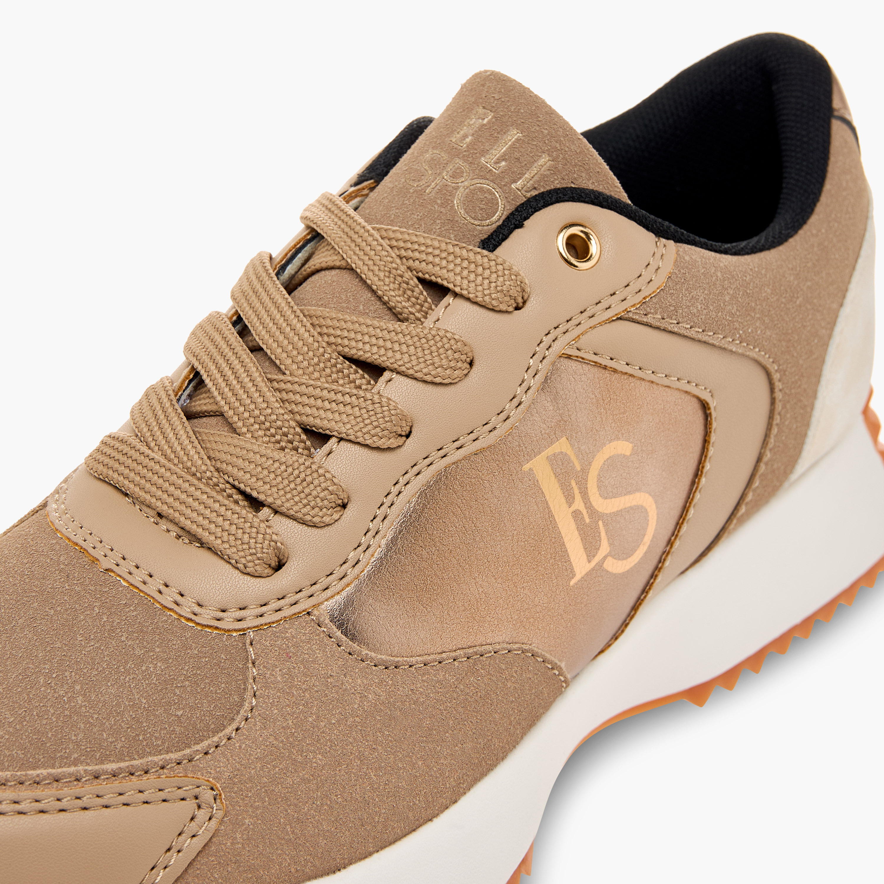 Elle Women's Panelled Sneakers with Lace-Up Closure-women-shoes-sneakers-image-4