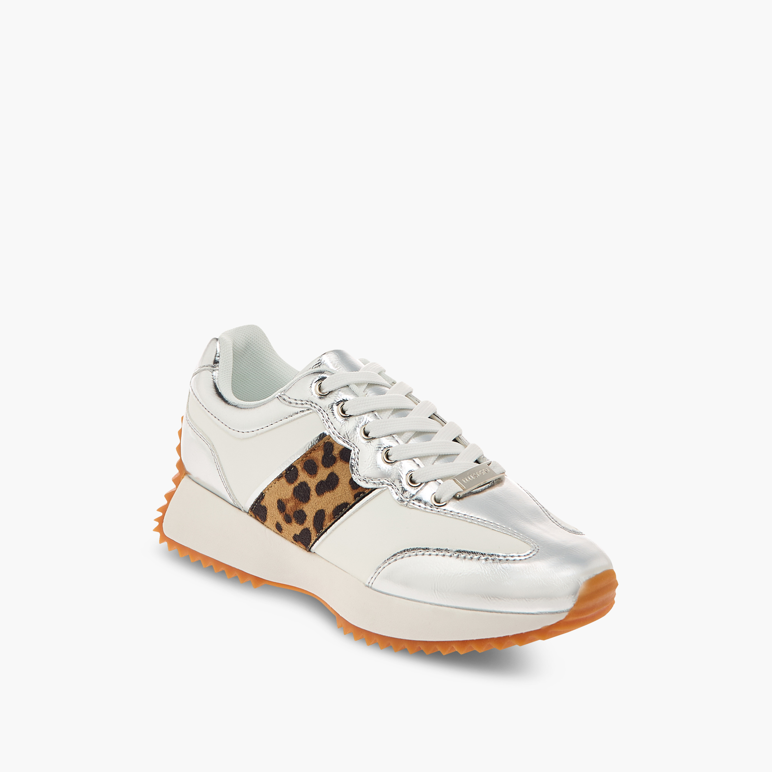 Elle Women's Animal Print Sneakers with Lace-Up Closure-women-shoes-sneakers-image-2