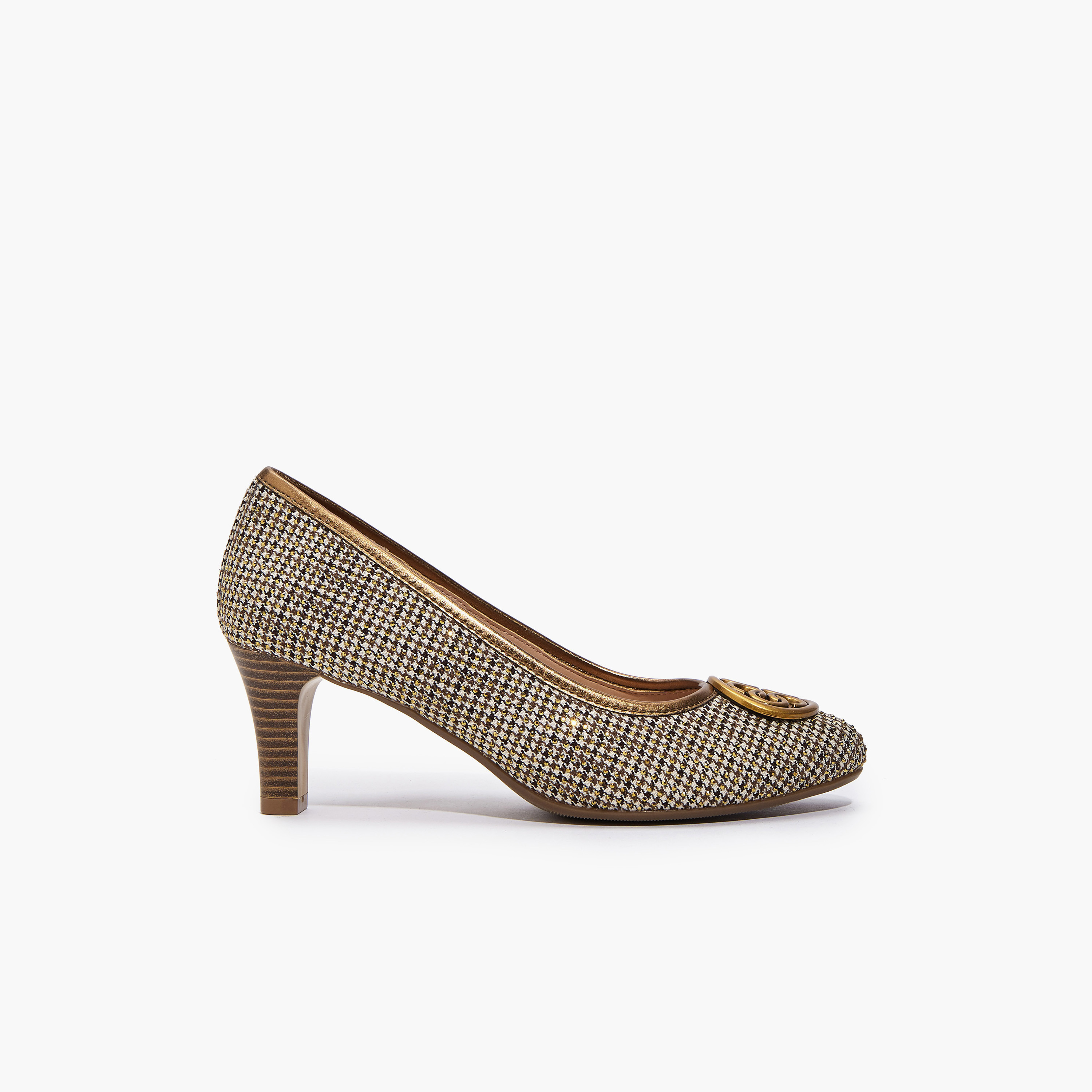 Celeste Women Logo Accent Block Heel Pumps-women-shoes-heels-image-2