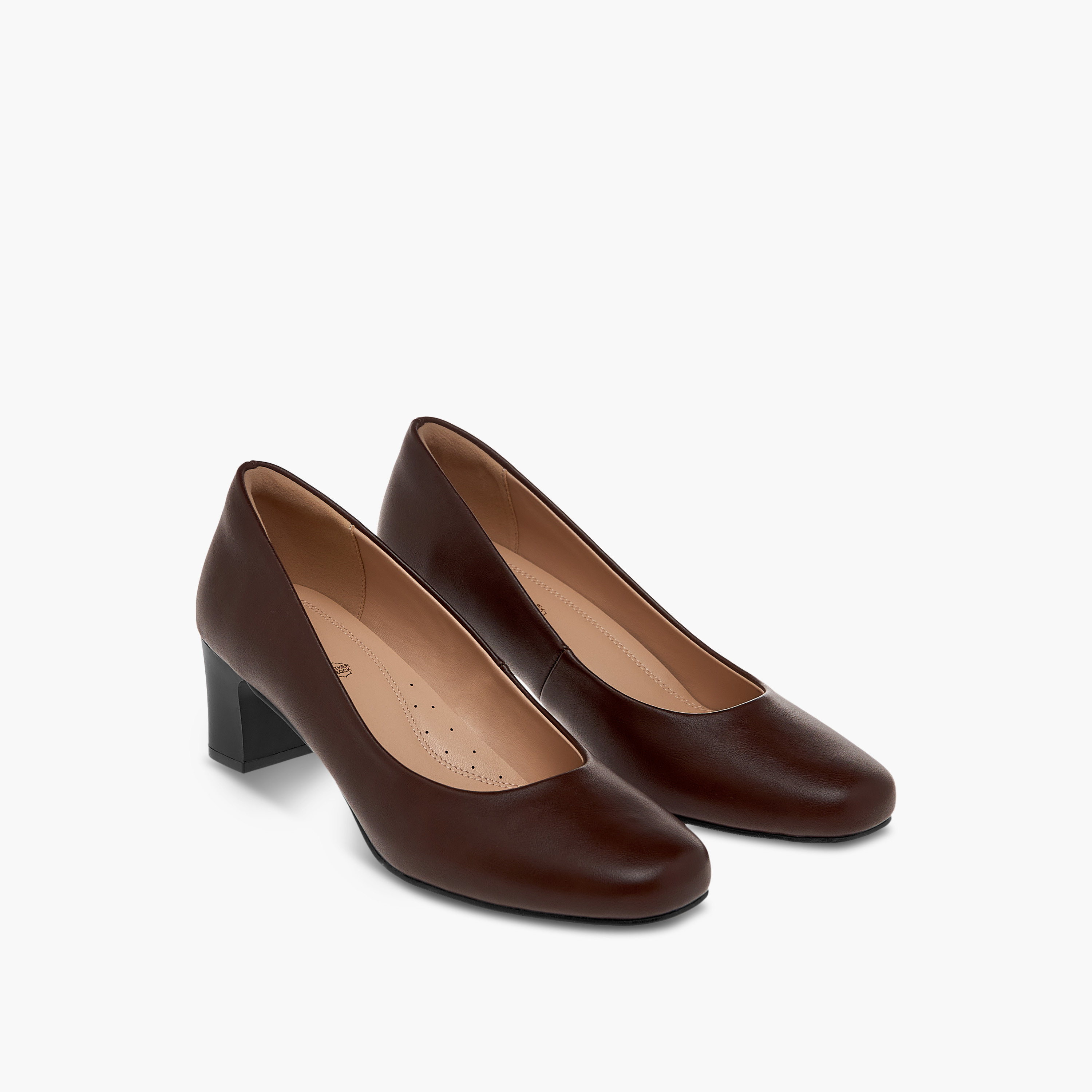 Paprika Solid Slip-On Comfort Pumps with Block Heels-women-shoes-sandals-heeled-image-1
