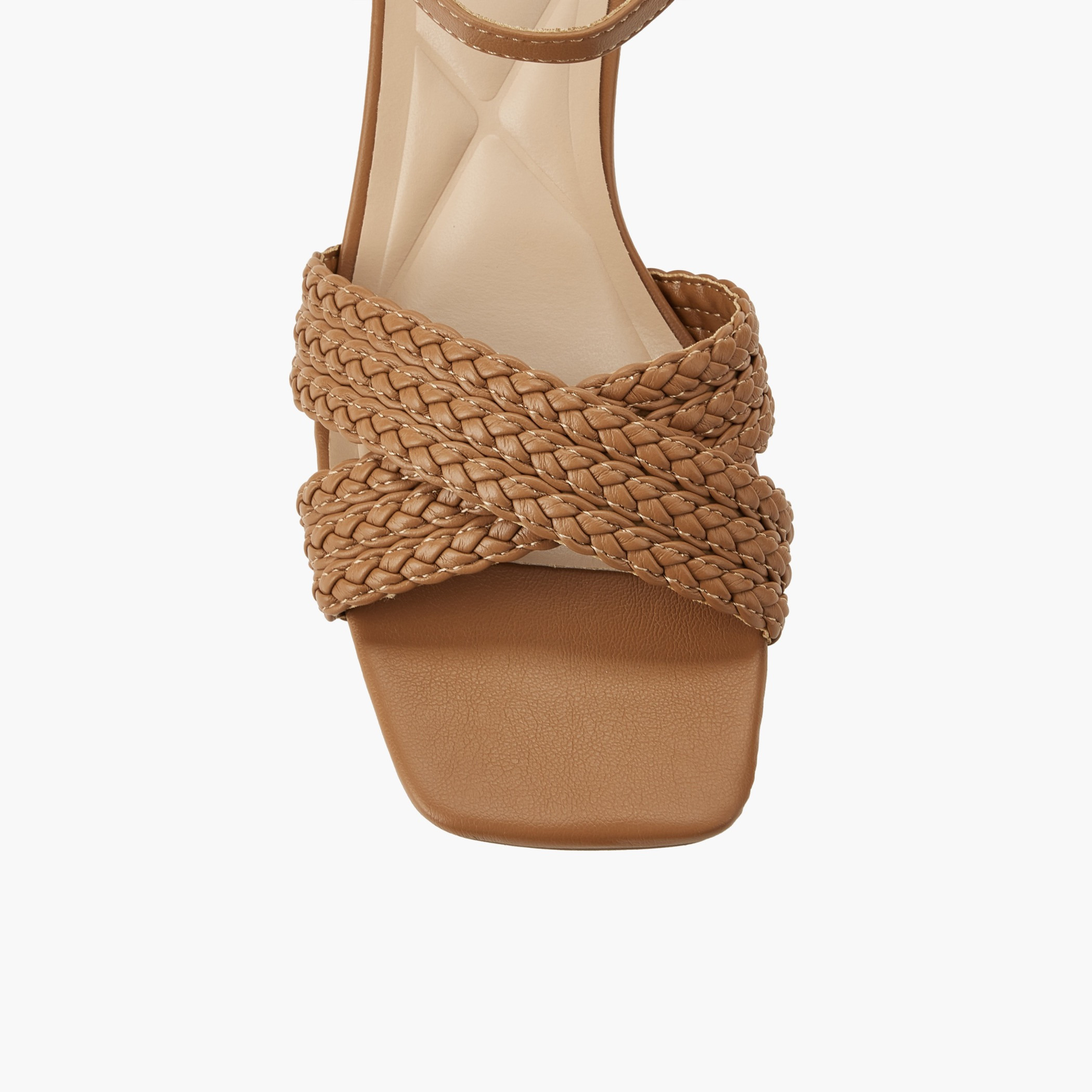 Celeste Women Braided Cross Strap Block Heel Sandals-women-shoes-sandals-heeled-image-4