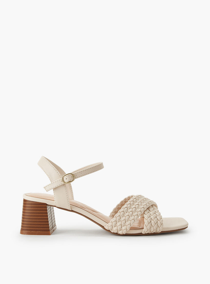 صندل بأحزمة متقاطعة مجدولة وكعب عريض للنساء من سيليست-women-shoes-sandals-heeled-image-3
