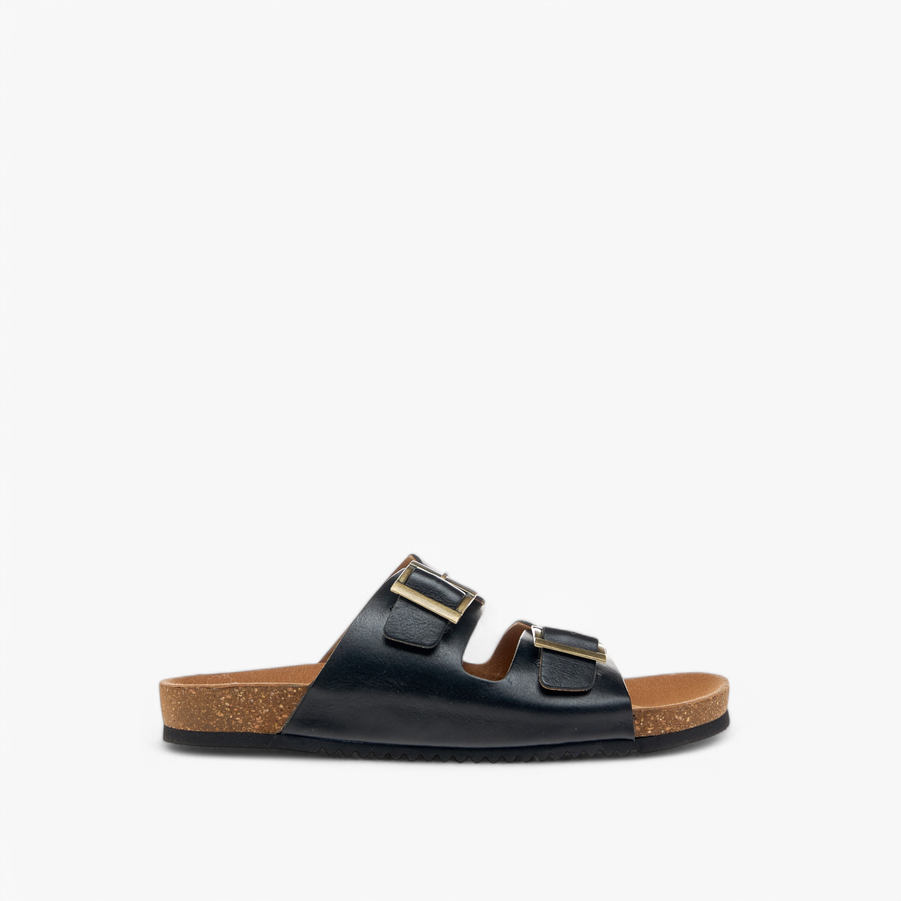 Paprika Buckle Accent Slip-On Comfort Sandals-women-shoes-flats-sandals-image-2