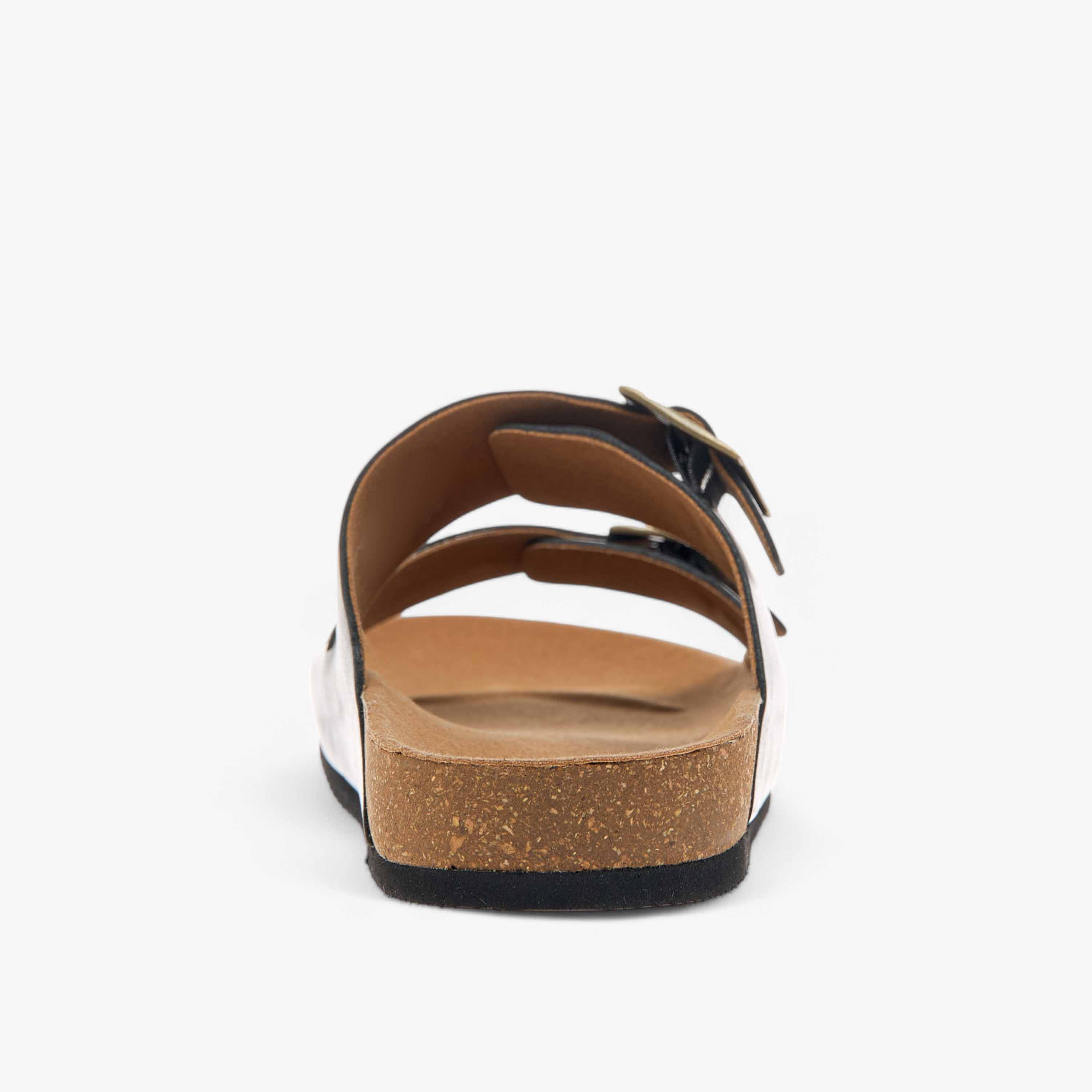 Paprika Buckle Accent Slip-On Comfort Sandals-women-shoes-flats-sandals-image-4