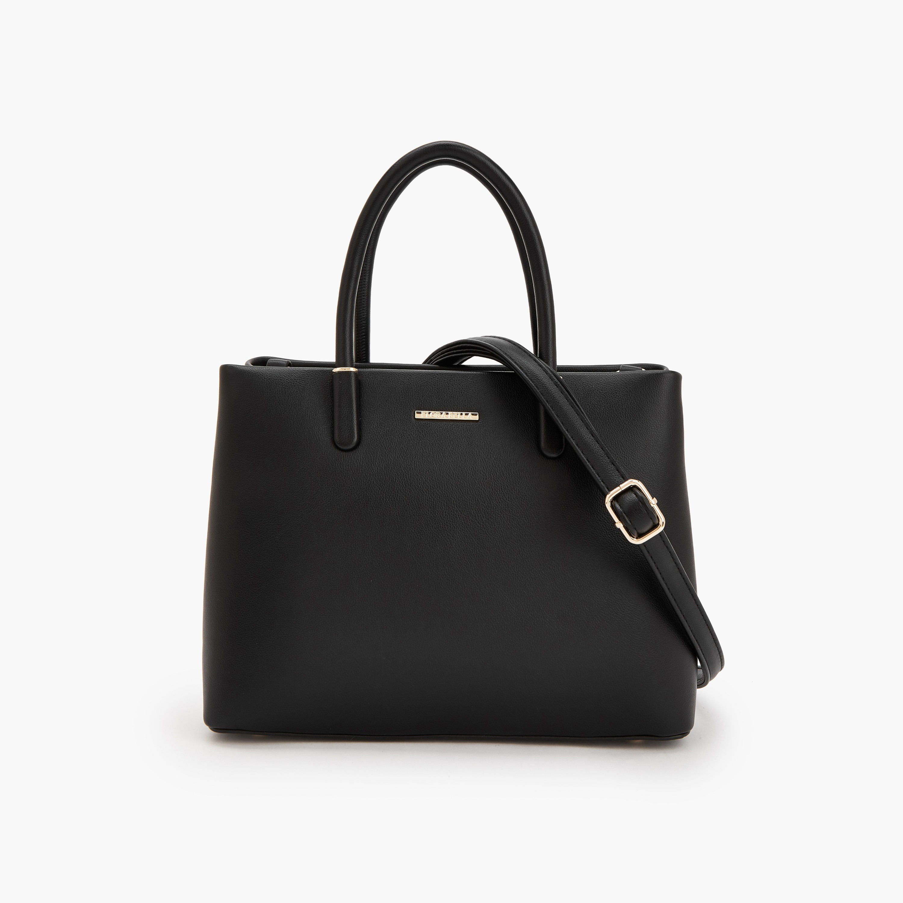 Flora Bella Solid Tote Bag with Detachable Strap-women-bagsandwallets-handbags-image-1