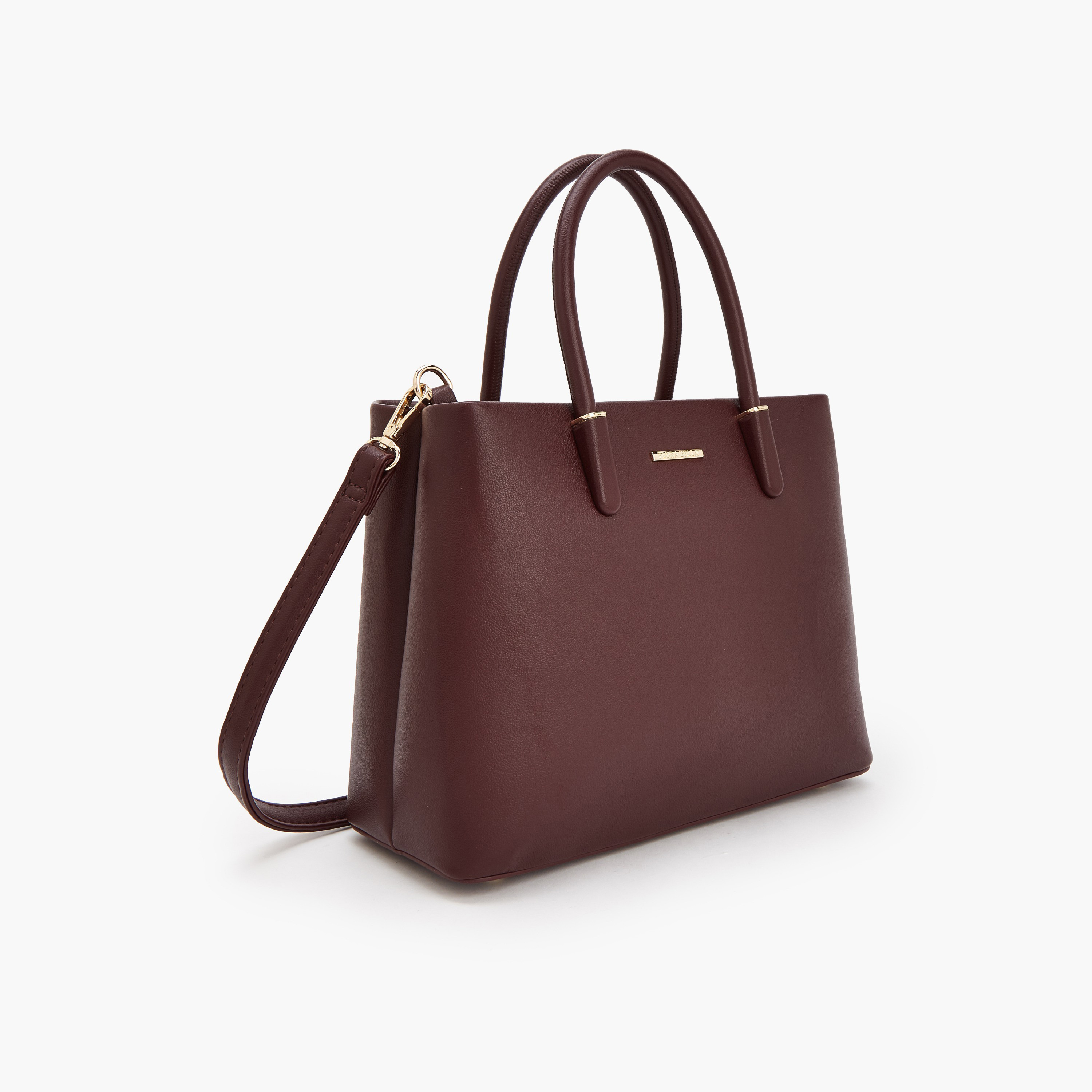 Flora Bella Solid Tote Bag with Detachable Strap-women-bagsandwallets-handbags-image-3