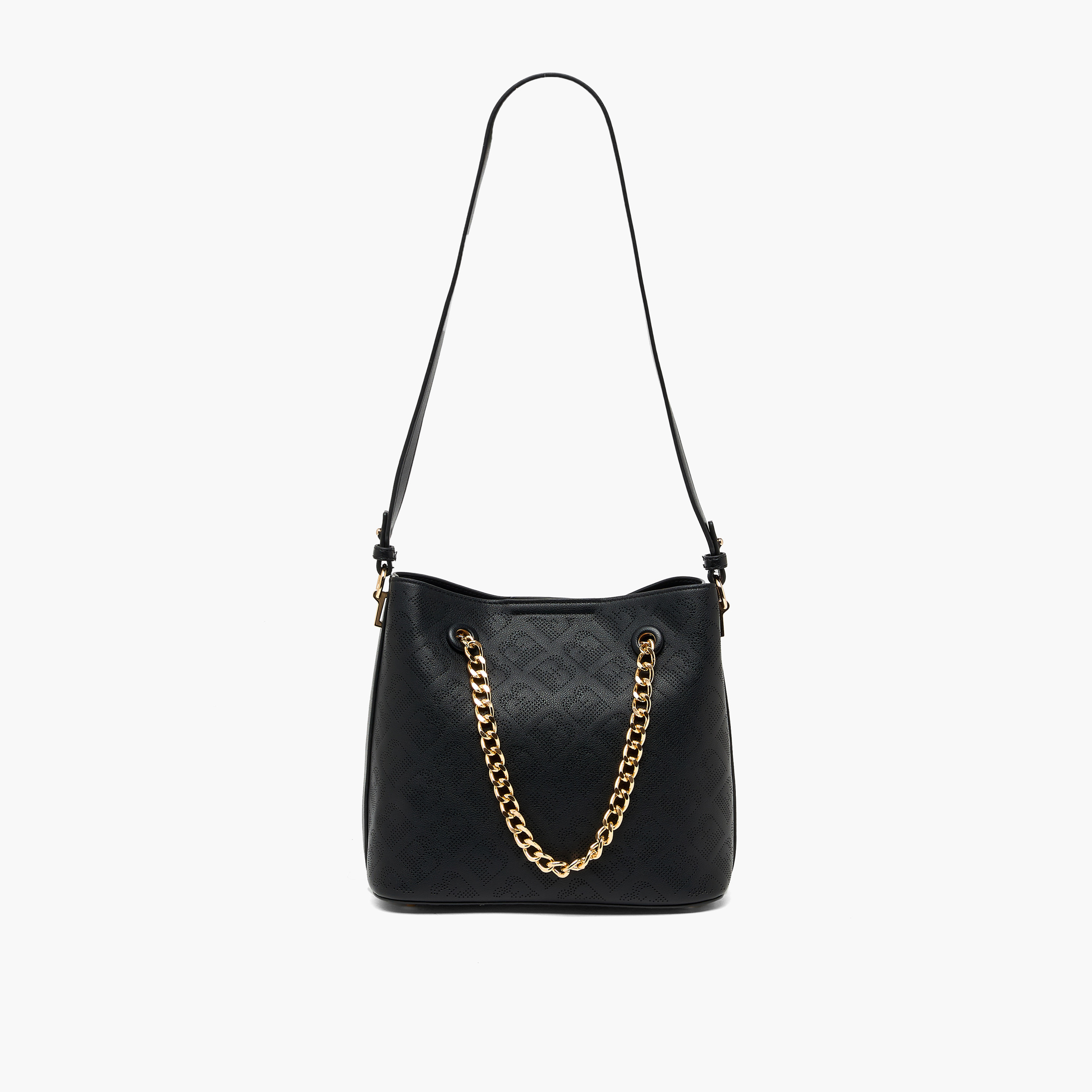 شنطة كتف بارزة الملمس بحزام سلسلة من فلورا بيلا-women-bagsandwallets-handbags-image-1