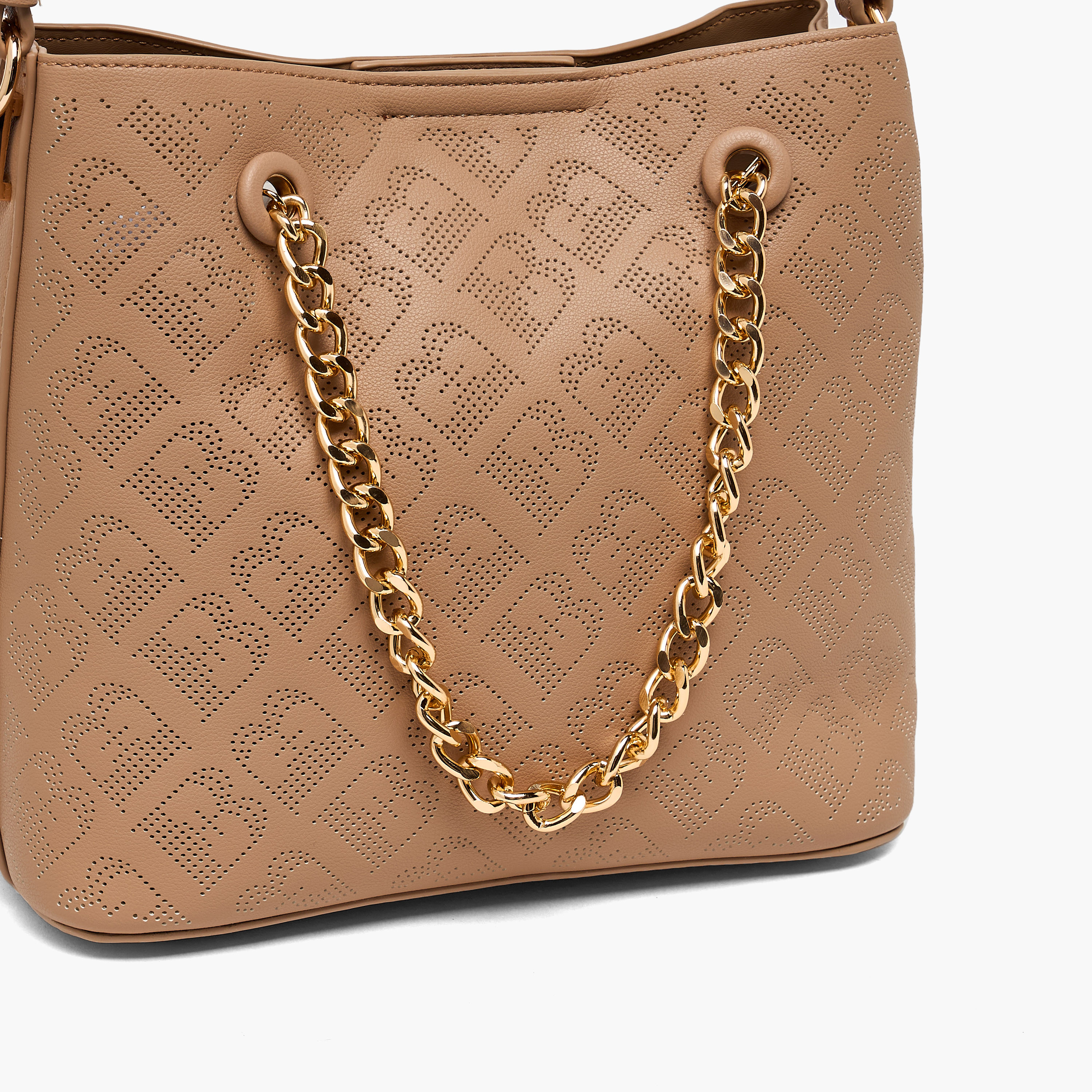 شنطة كتف بارزة الملمس بحزام سلسلة من فلورا بيلا-women-bagsandwallets-handbags-image-4