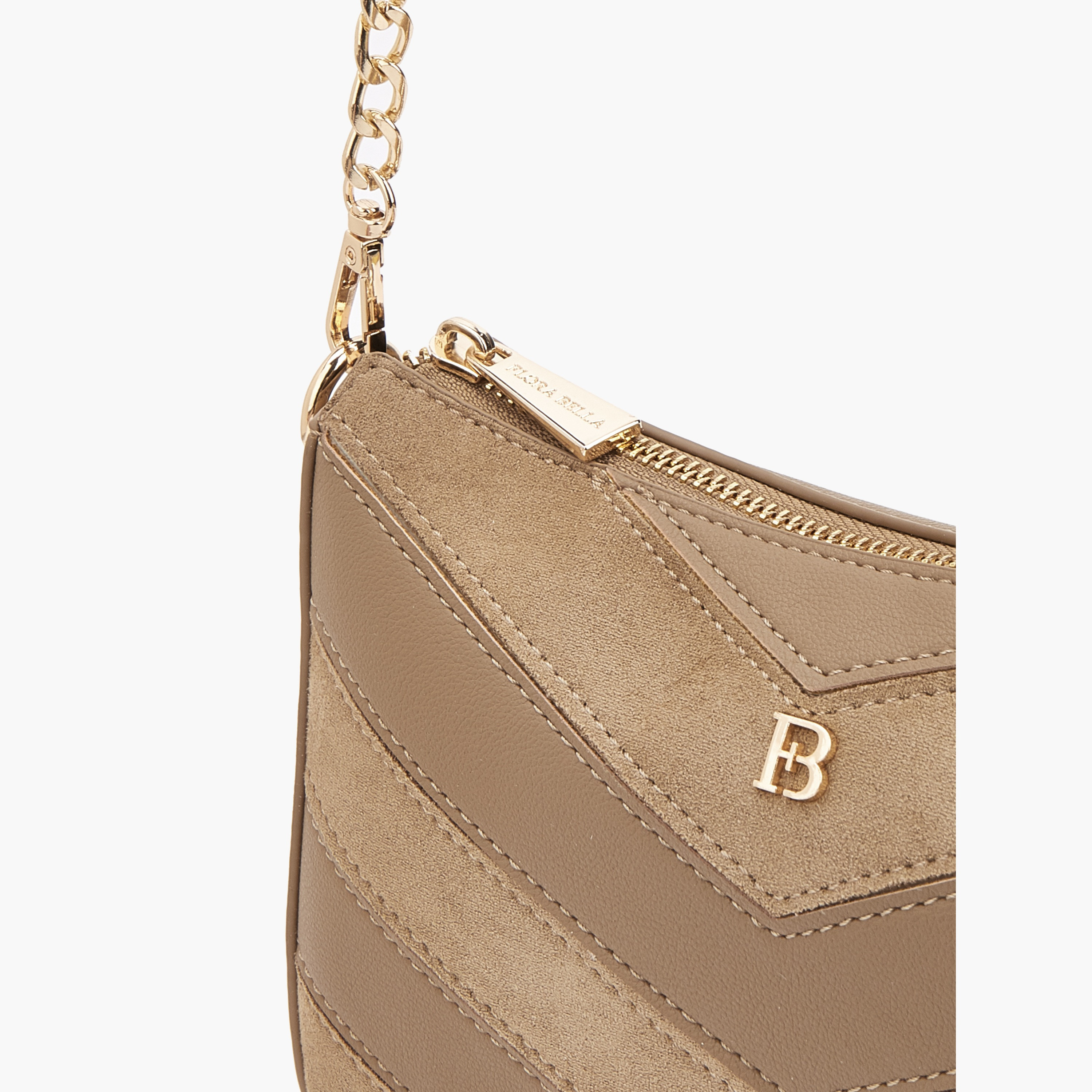 Flora Bella Chevron Panelled Crossbody Bag with Chain Strap-women-bagsandwallets-handbags-image-6
