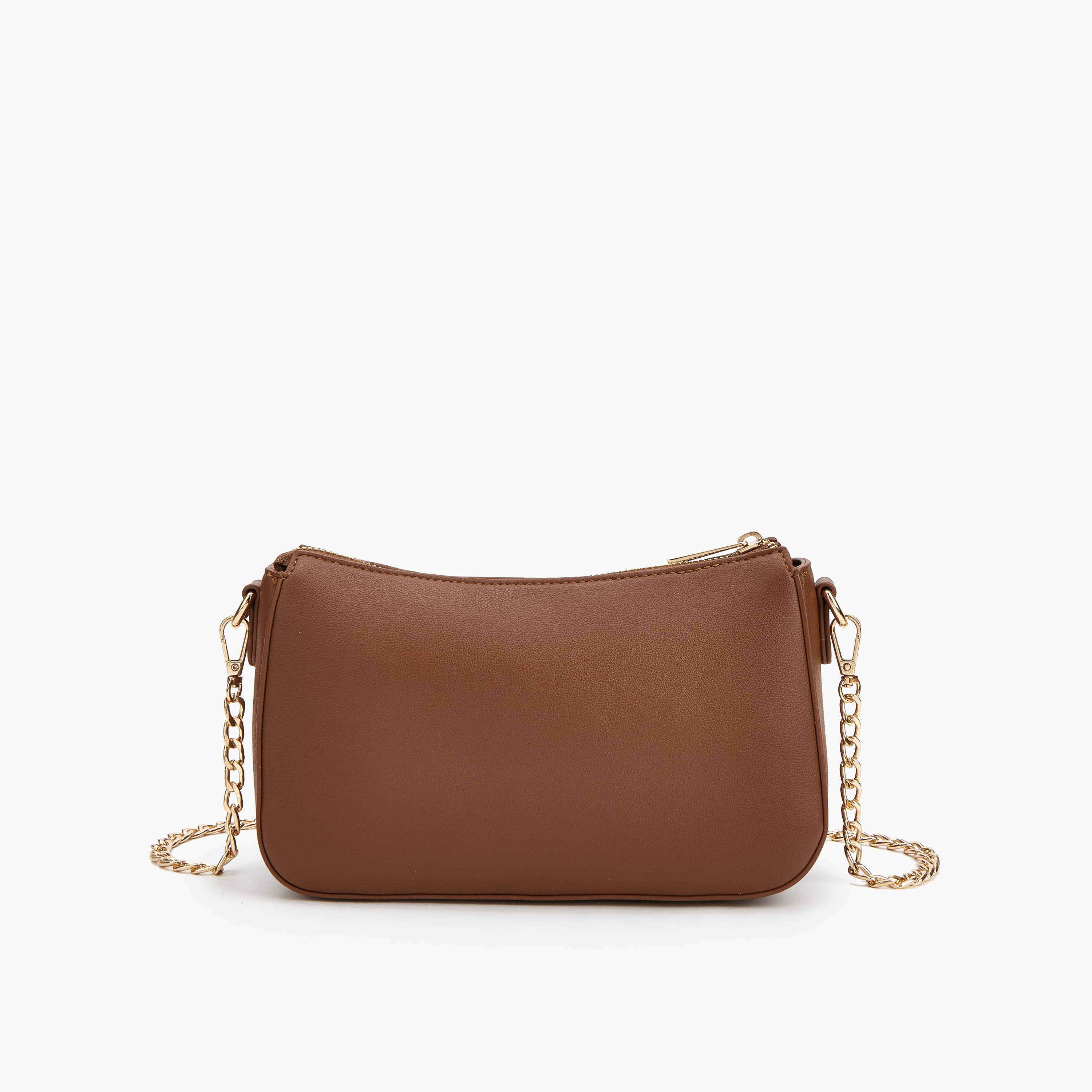 Flora Bella Chevron Panelled Crossbody Bag with Chain Strap-women-bagsandwallets-handbags-image-3