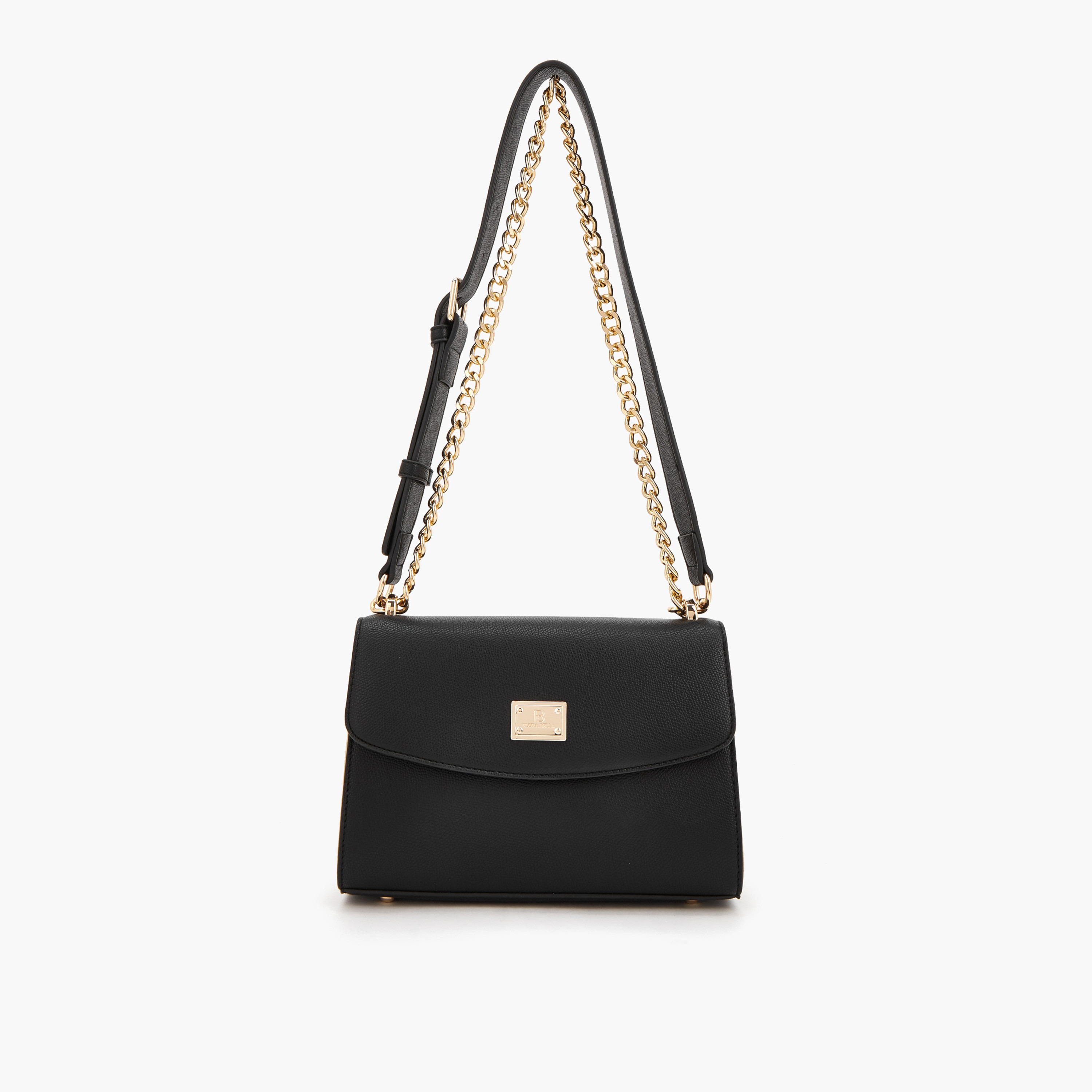 Flora Bella Textured Crossbody Bag with Chain Strap-women-bagsandwallets-handbags-image-1
