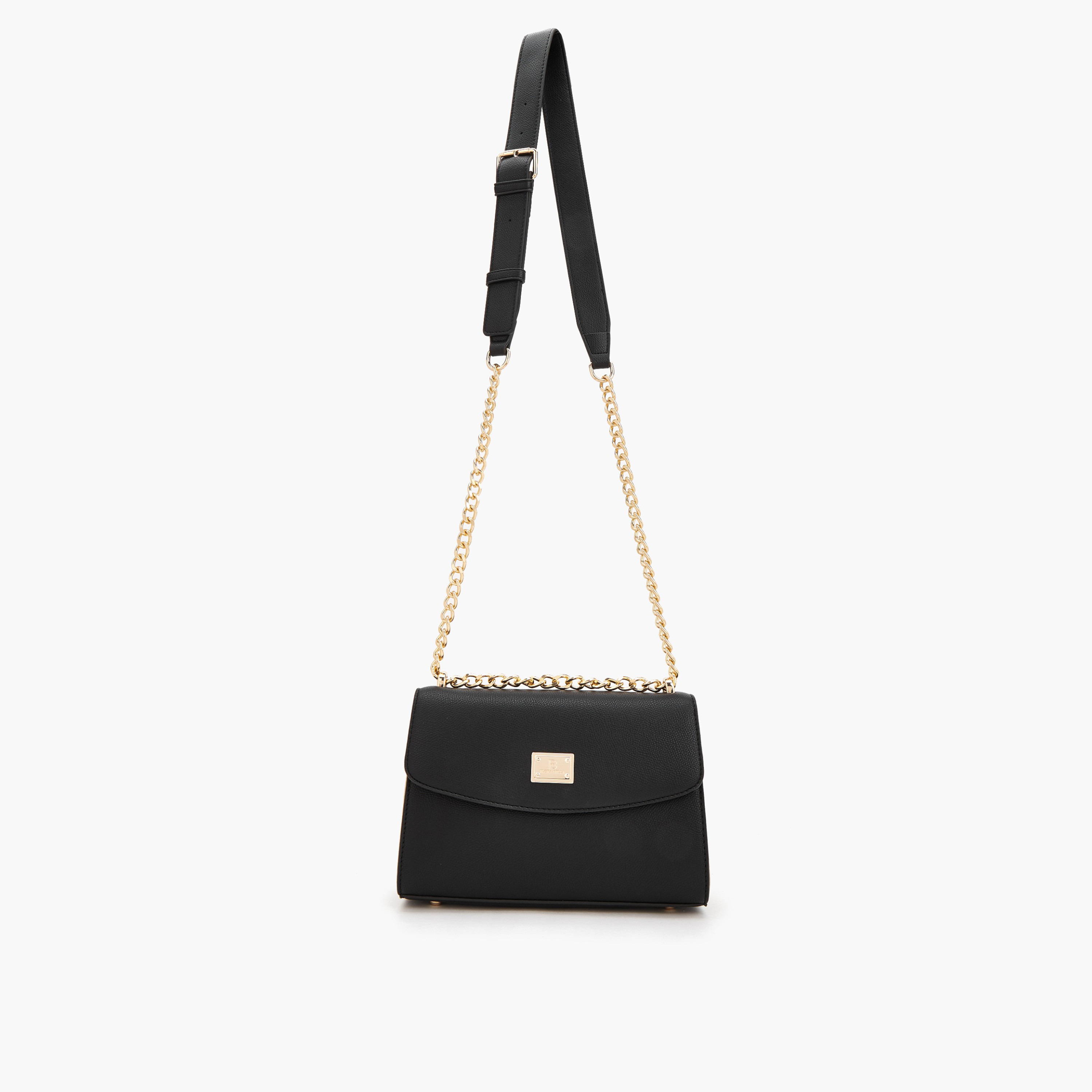 Flora Bella Textured Crossbody Bag with Chain Strap-women-bagsandwallets-handbags-image-6