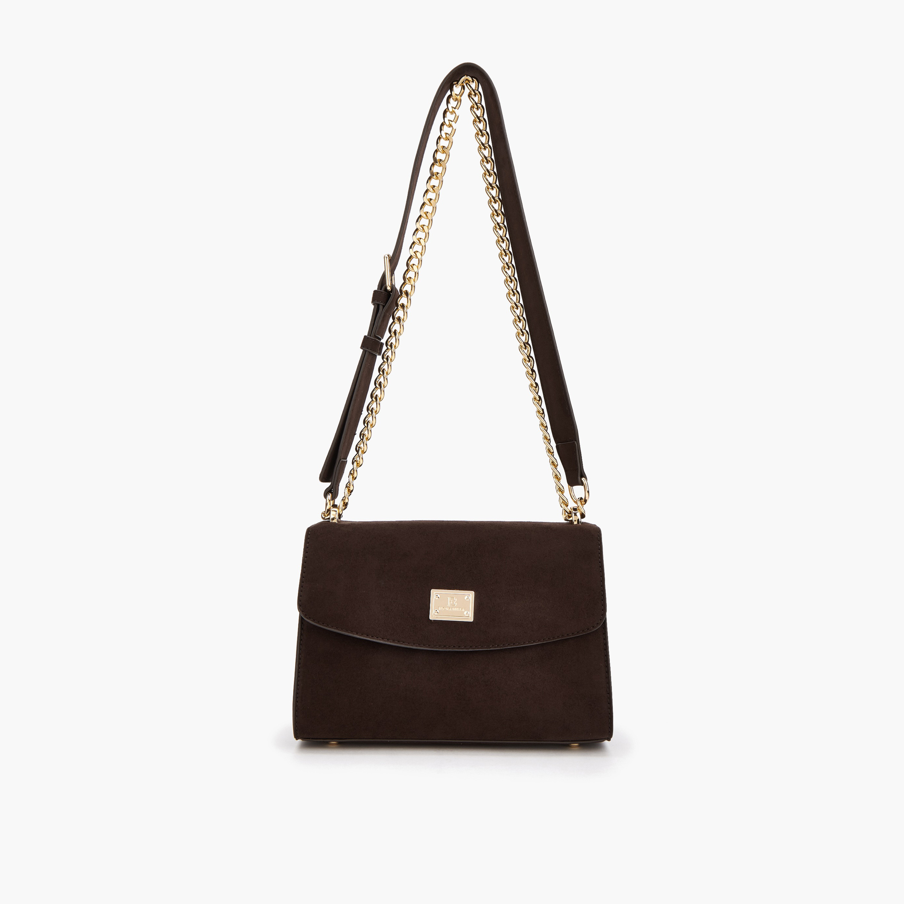Flora Bella Textured Crossbody Bag with Chain Strap-women-bagsandwallets-handbags-image-1