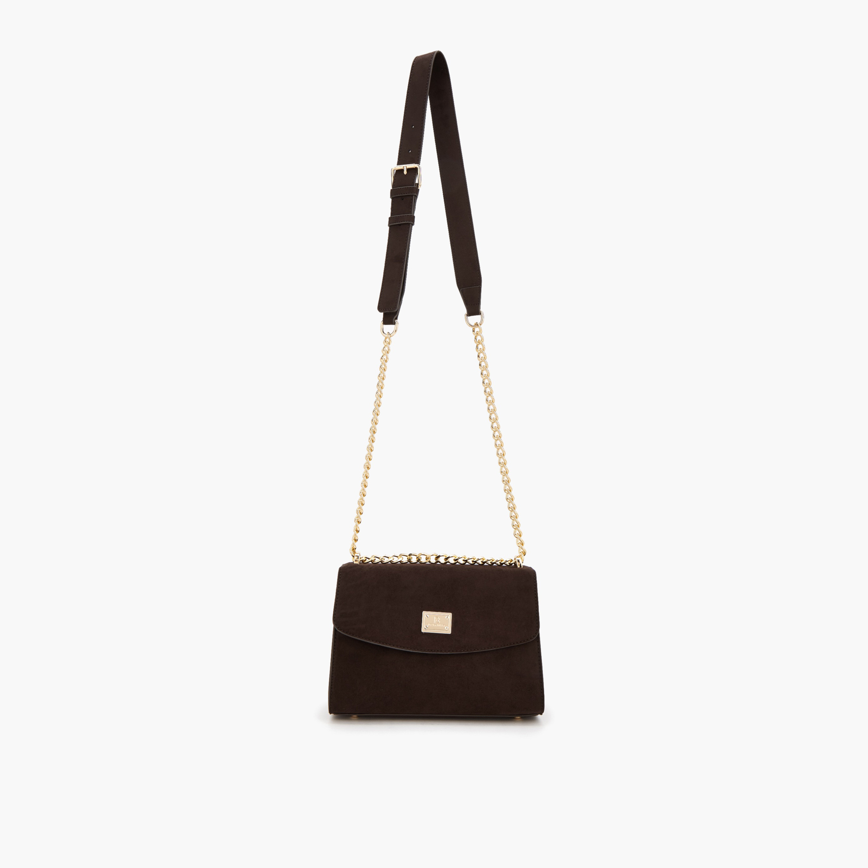 Flora Bella Textured Crossbody Bag with Chain Strap-women-bagsandwallets-handbags-image-6