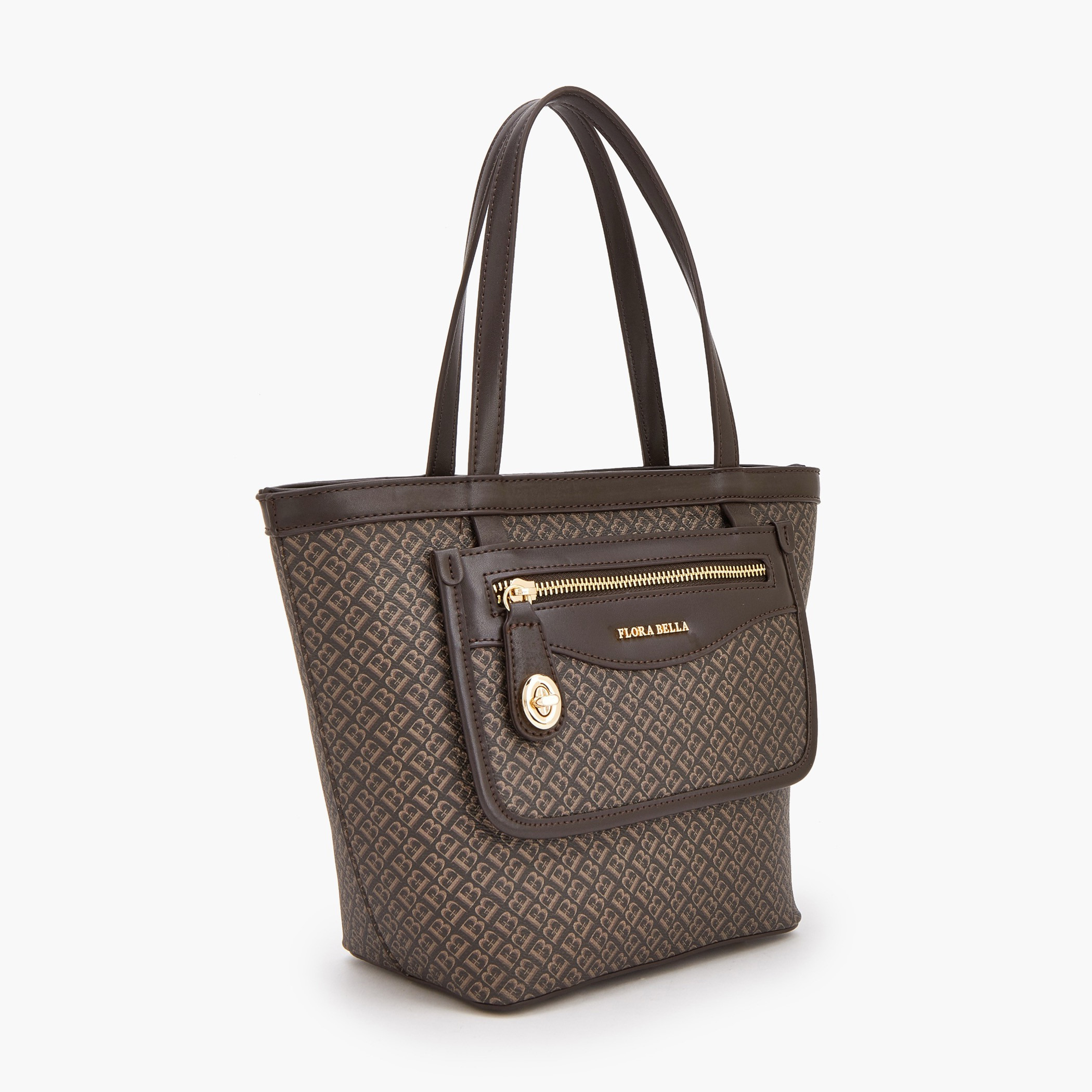شنطة توتي بطبعات مونوجرام وجيب أمامي من فلورا بيلا-women-bagsandwallets-handbags-image-2