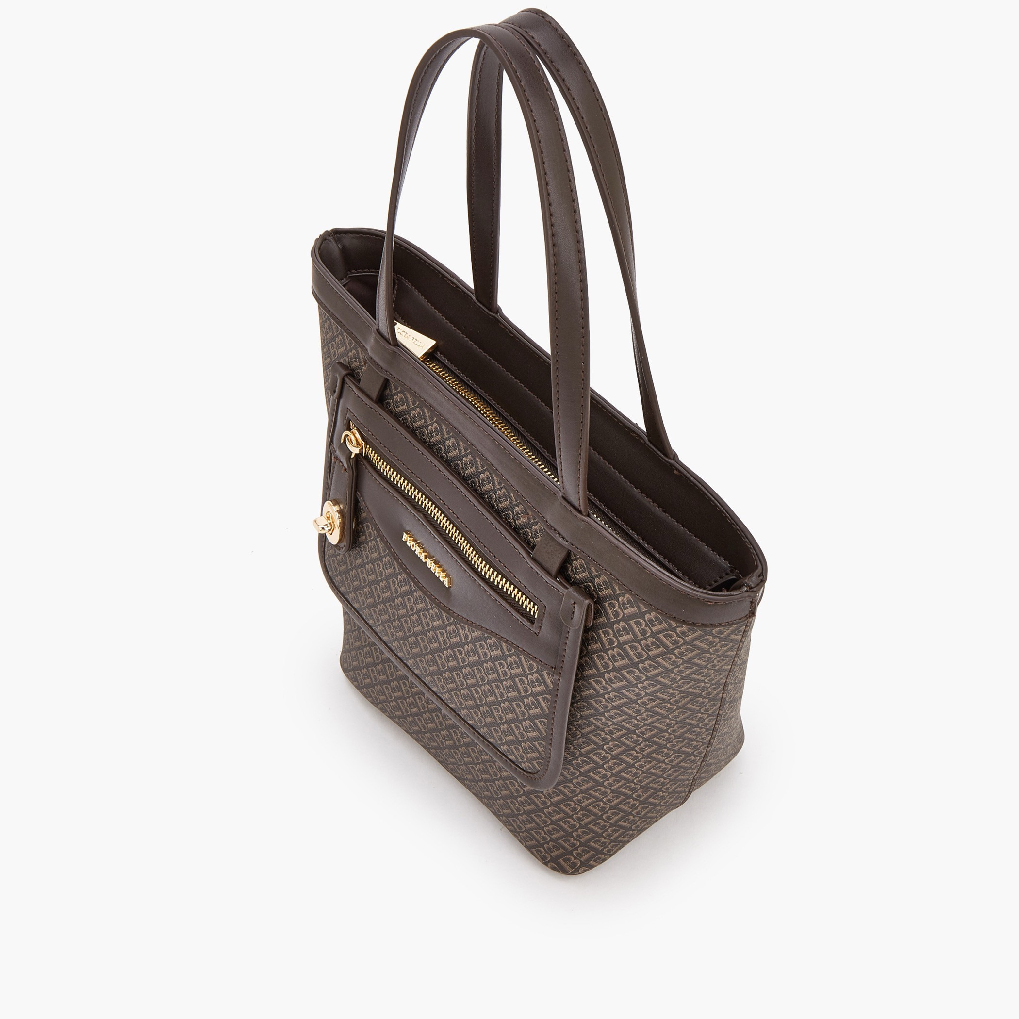 شنطة توتي بطبعات مونوجرام وجيب أمامي من فلورا بيلا-women-bagsandwallets-handbags-image-5