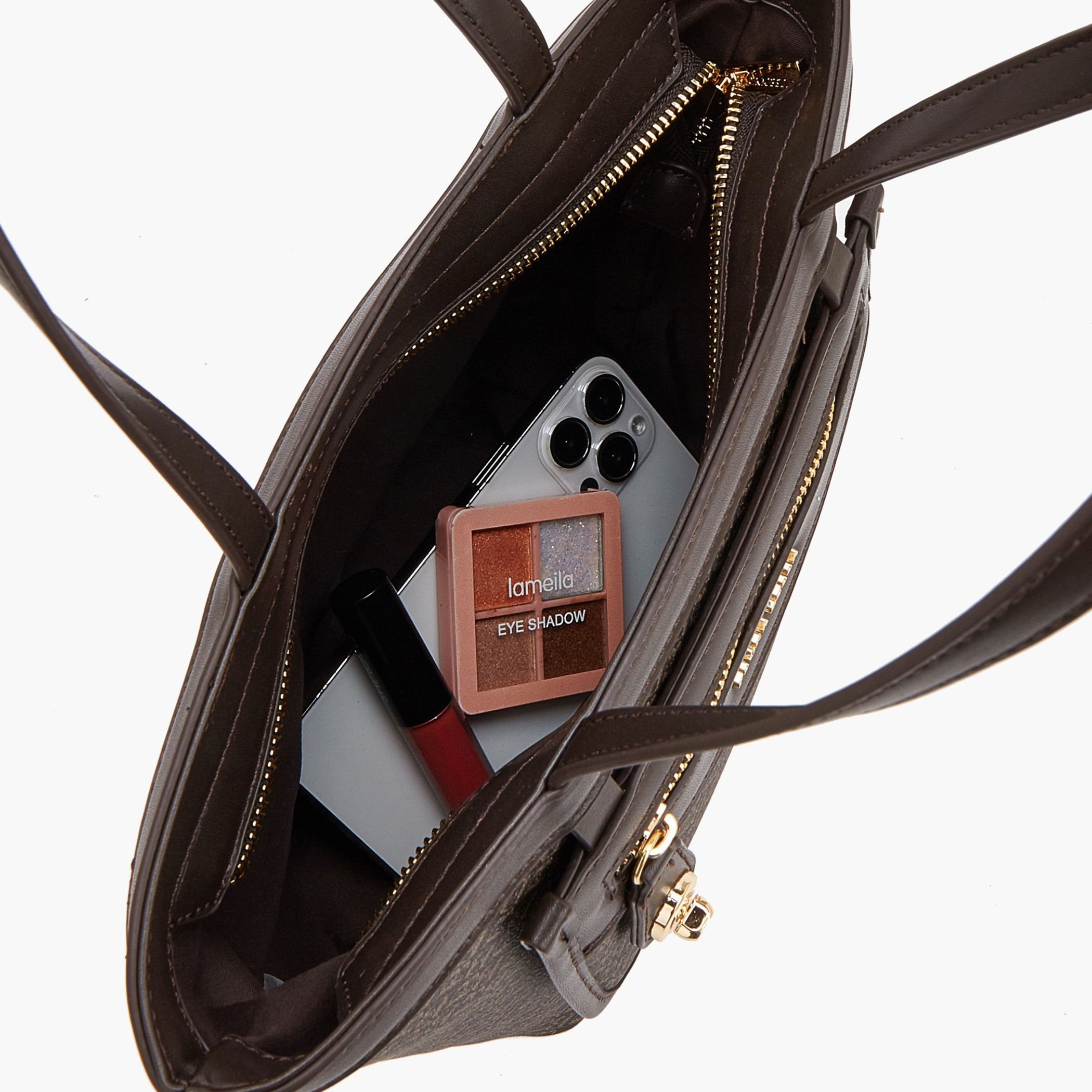 شنطة توتي بطبعات مونوجرام وجيب أمامي من فلورا بيلا-women-bagsandwallets-handbags-image-7