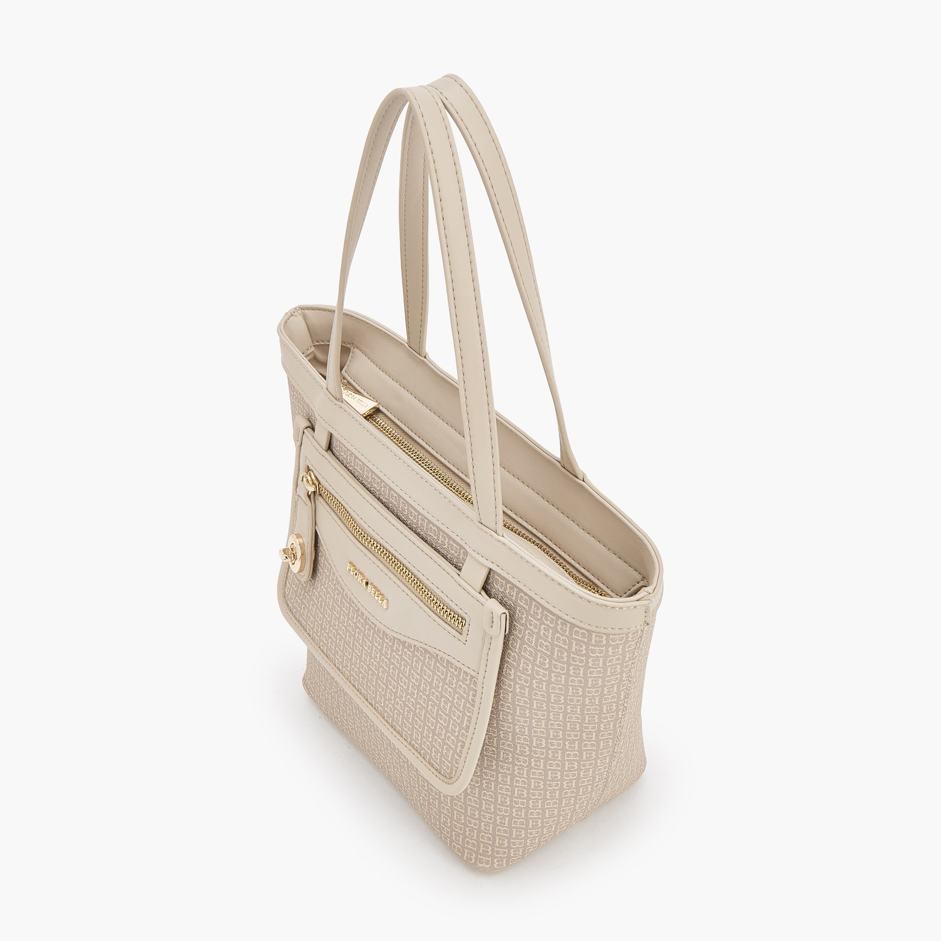 شنطة توتي بطبعات مونوجرام وجيب أمامي من فلورا بيلا-women-bagsandwallets-handbags-image-5
