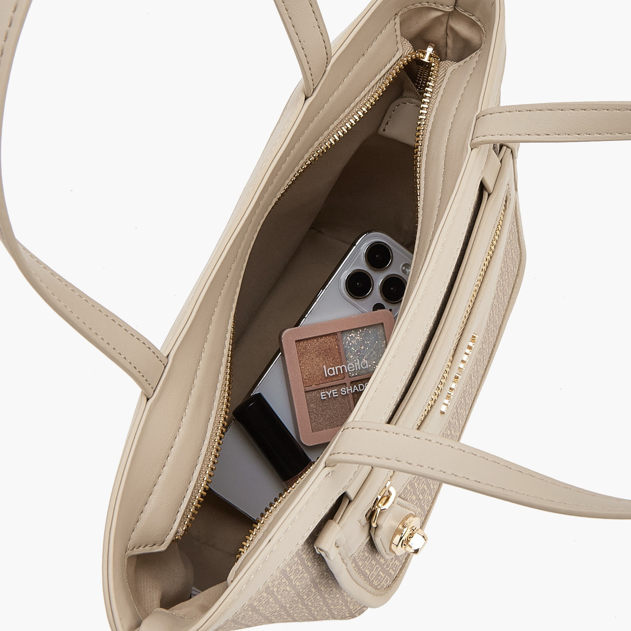 شنطة توتي بطبعات مونوجرام وجيب أمامي من فلورا بيلا-women-bagsandwallets-handbags-image-7