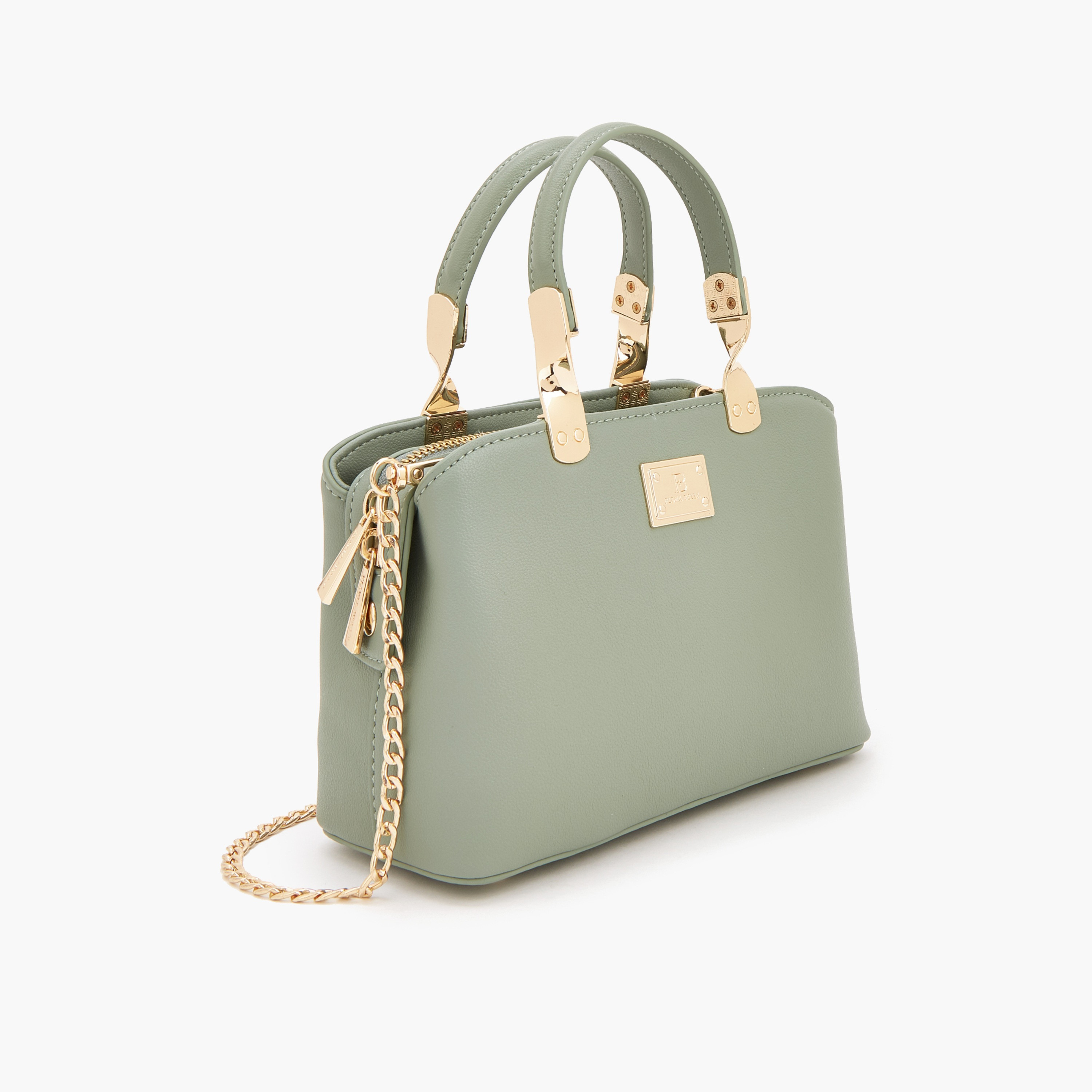 Flora Bella Double Handle Handbag with Detachable Chain Strap-women-bagsandwallets-handbags-image-2