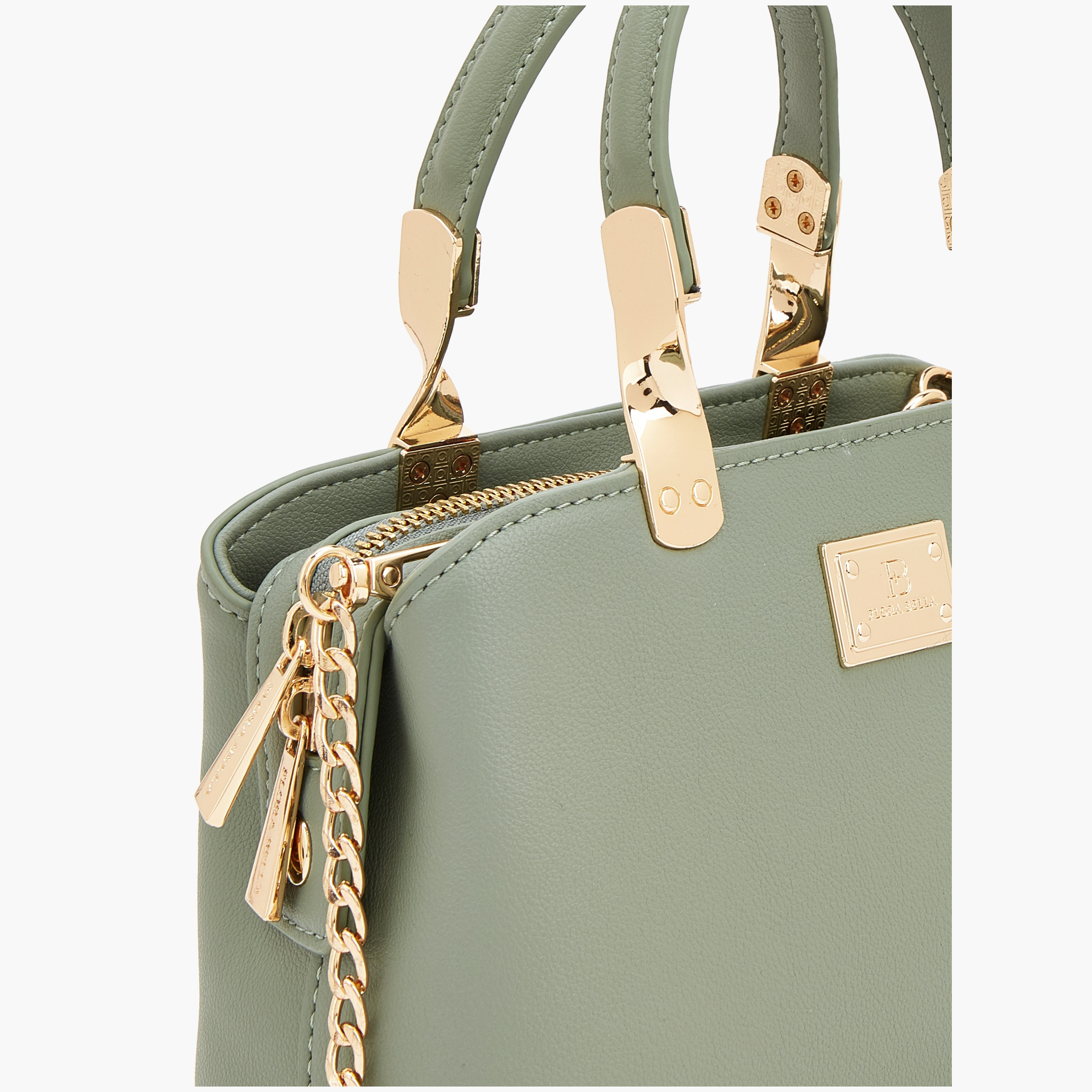 Flora Bella Double Handle Handbag with Detachable Chain Strap-women-bagsandwallets-handbags-image-3