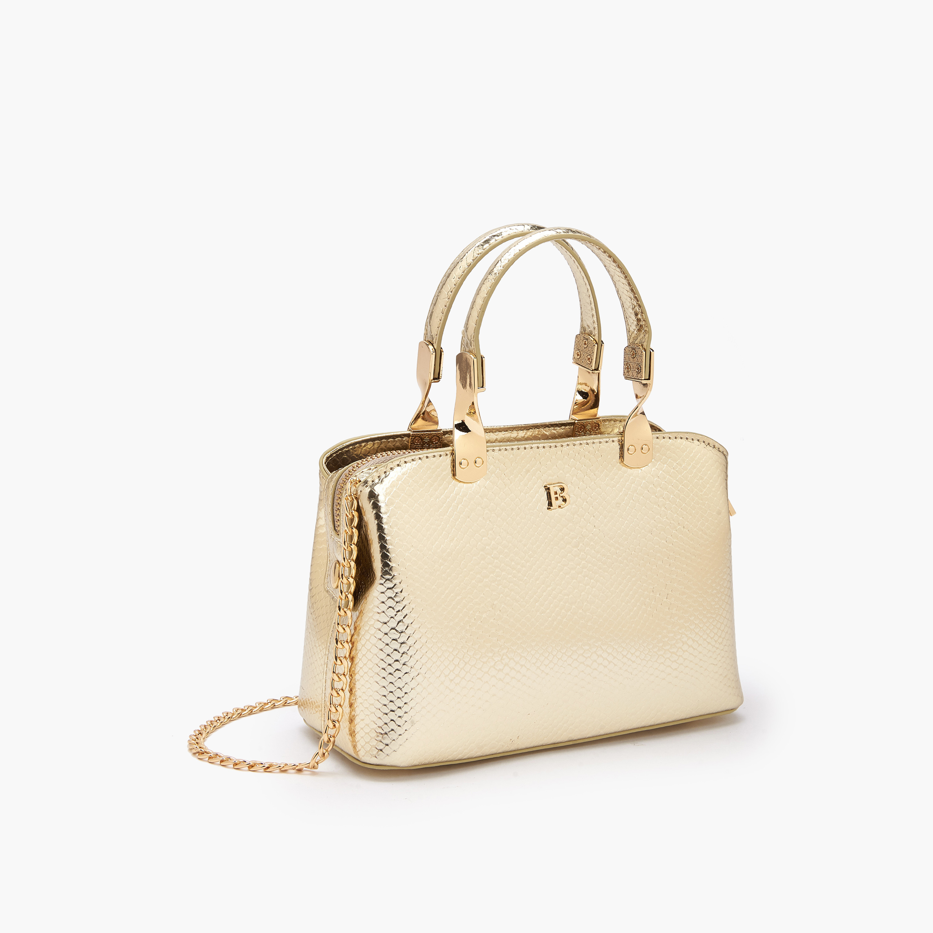 Flora Bella Double Handle Handbag with Detachable Chain Strap-women-bagsandwallets-handbags-image-3