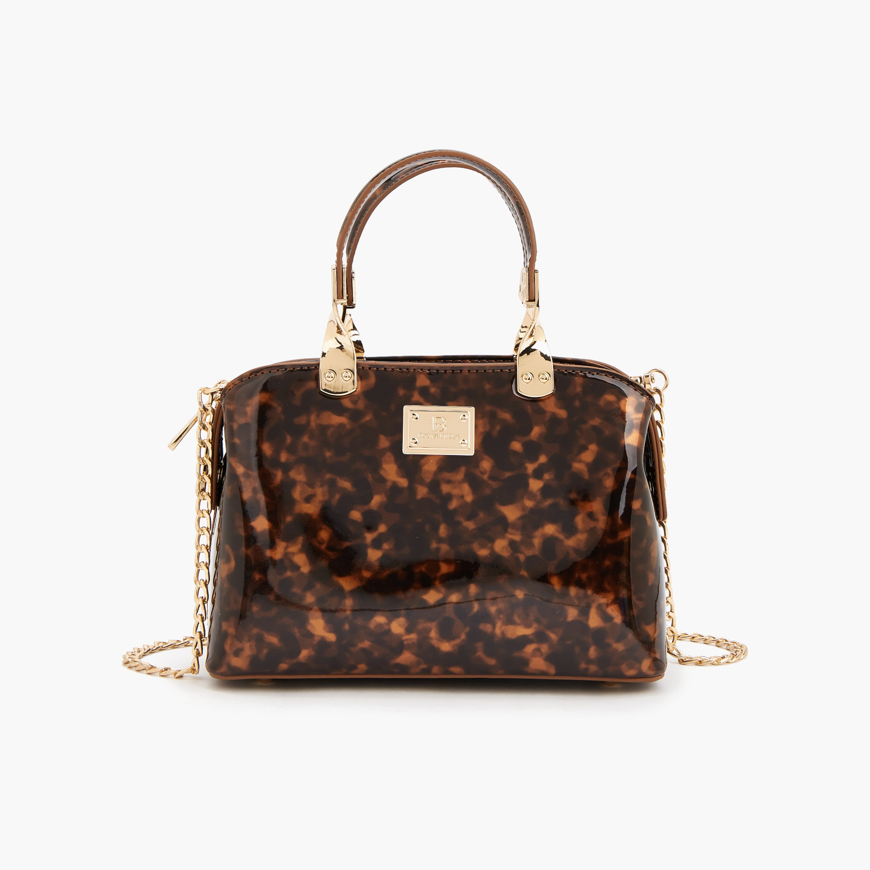Flora Bella Double Handle Handbag with Detachable Chain Strap-women-bagsandwallets-handbags-image-1
