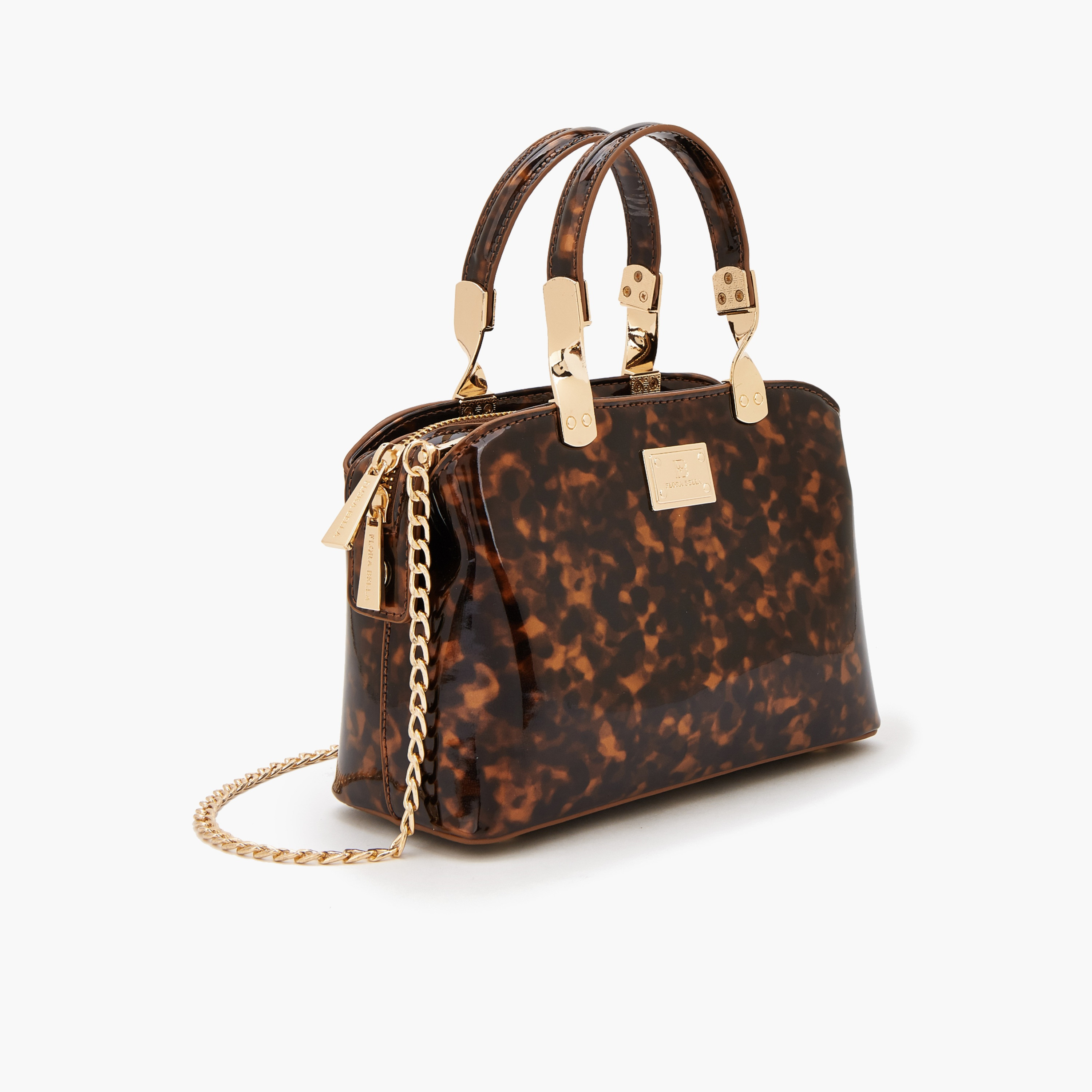 Flora Bella Double Handle Handbag with Detachable Chain Strap-women-bagsandwallets-handbags-image-2