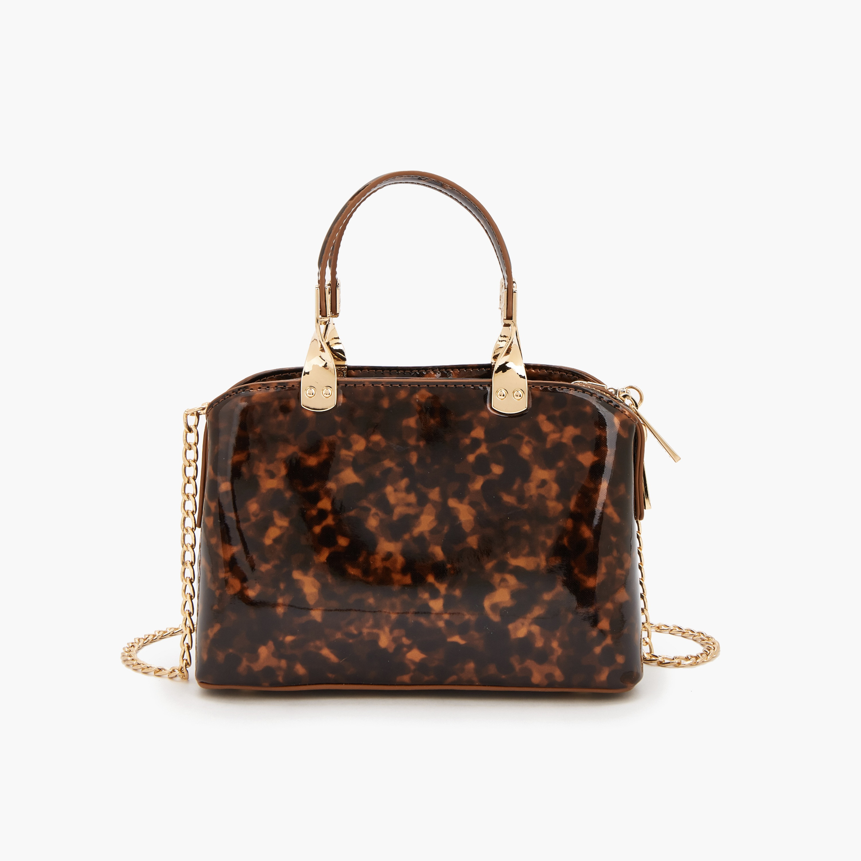 Flora Bella Double Handle Handbag with Detachable Chain Strap-women-bagsandwallets-handbags-image-4