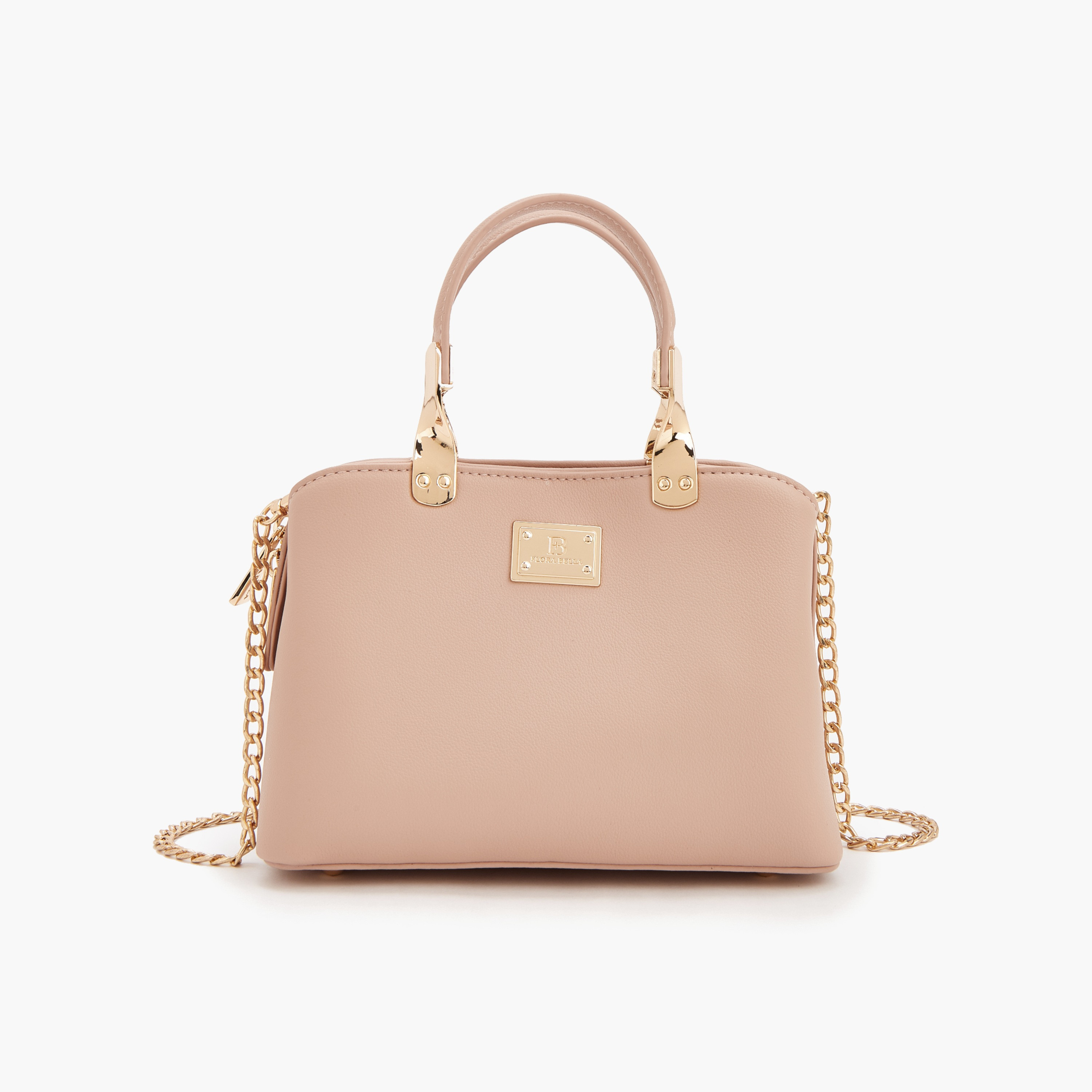 Flora Bella Double Handle Handbag with Detachable Chain Strap-women-bagsandwallets-handbags-image-1