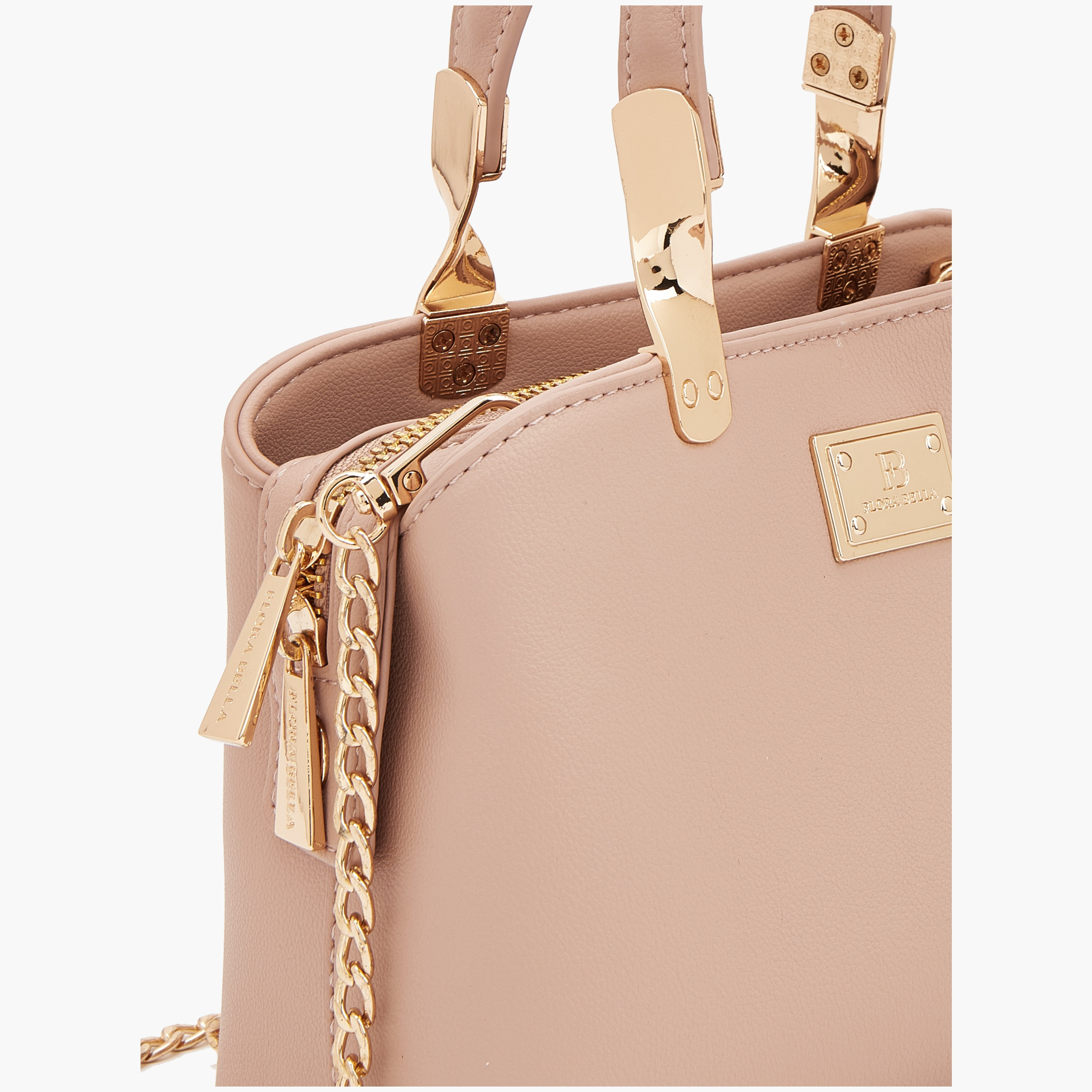Flora Bella Double Handle Handbag with Detachable Chain Strap-women-bagsandwallets-handbags-image-3