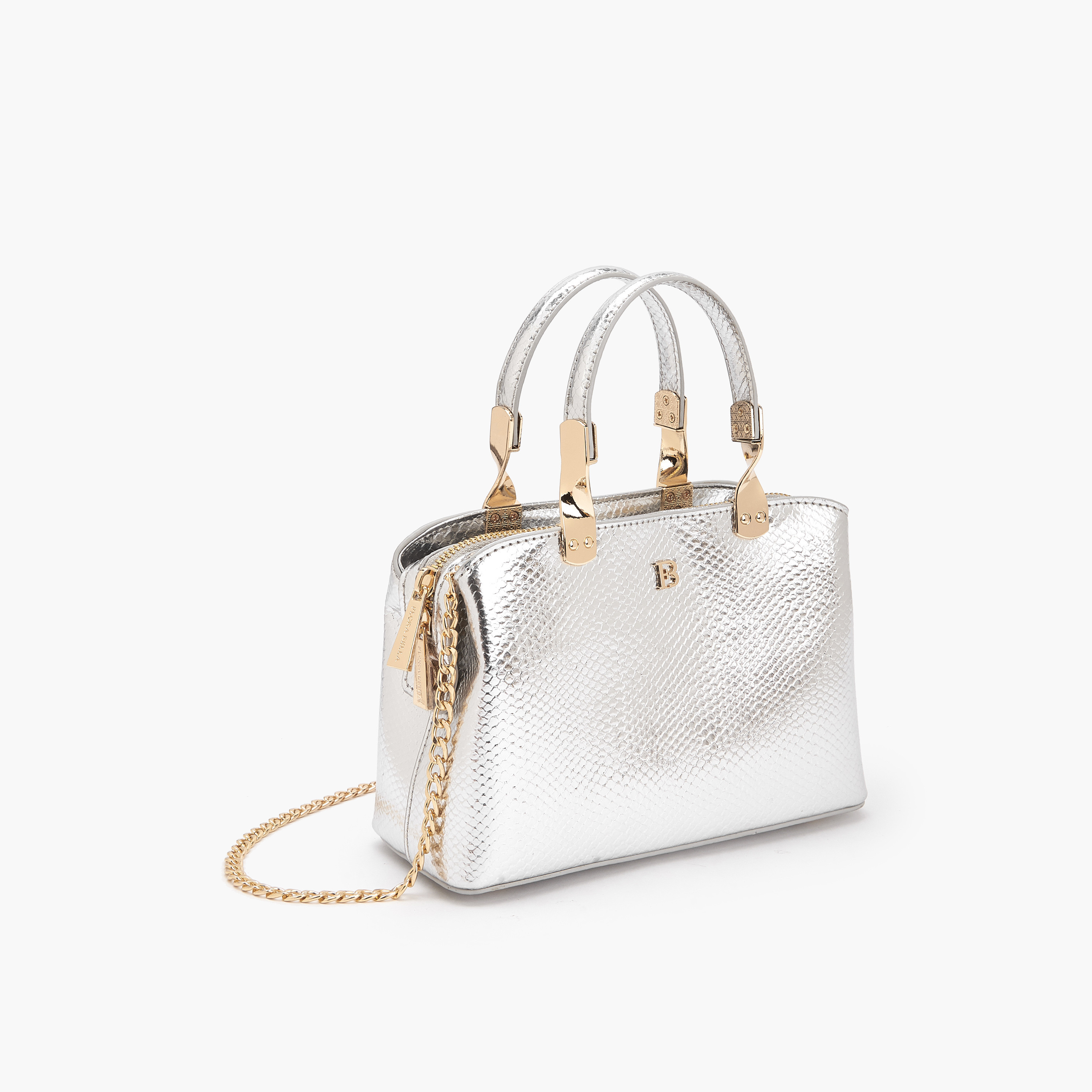 Flora Bella Double Handle Handbag with Detachable Chain Strap-women-bagsandwallets-handbags-image-3