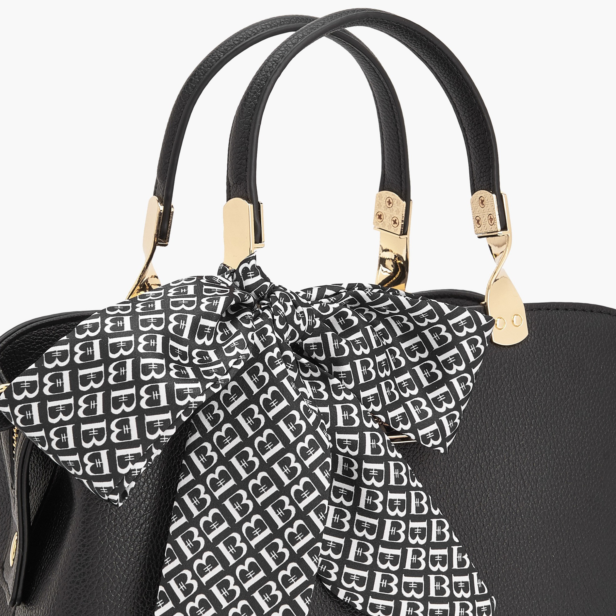 شنطة ساتشل بارزة الملمس بتفاصيل وشاح من فلورا بيلا-women-bagsandwallets-handbags-image-4