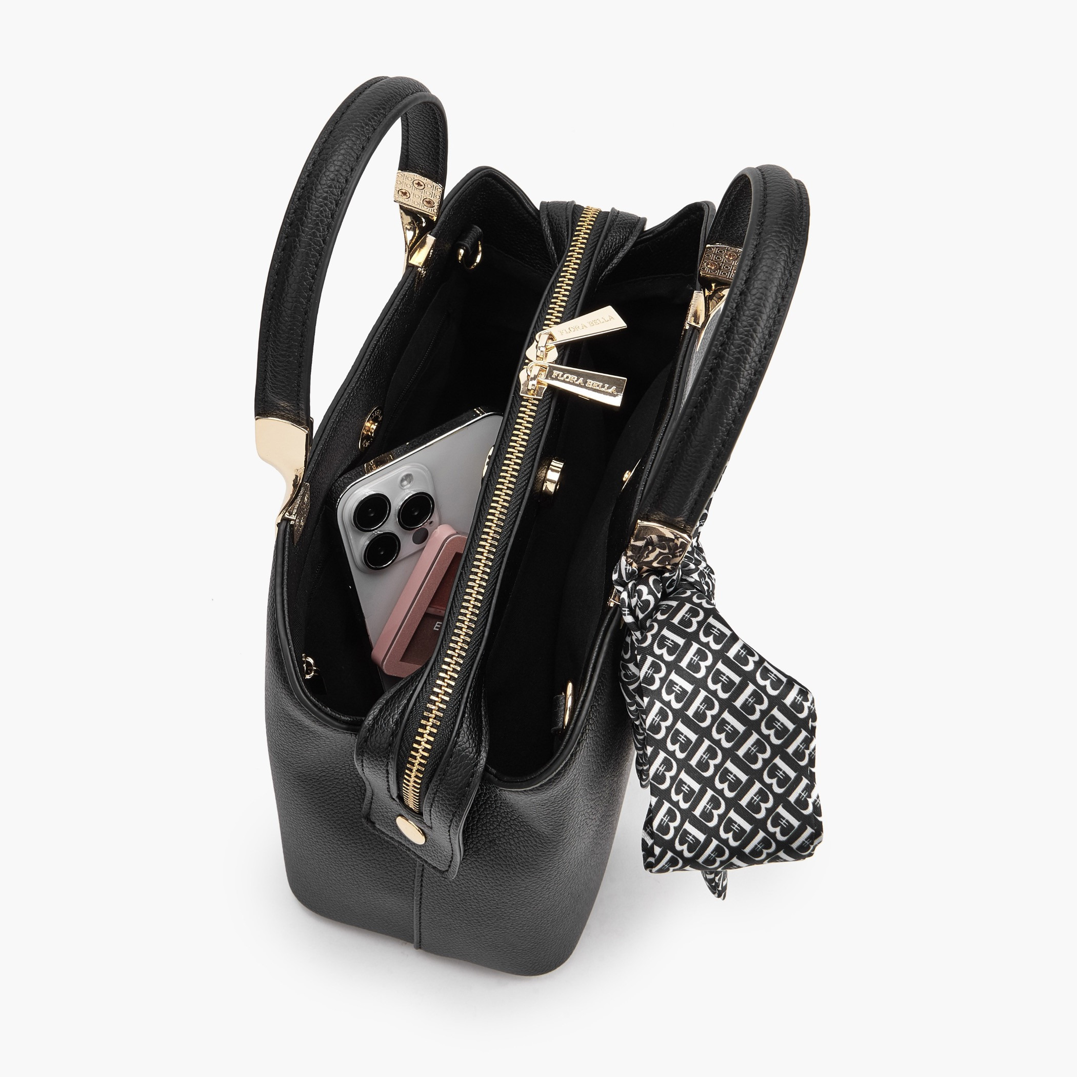 شنطة ساتشل بارزة الملمس بتفاصيل وشاح من فلورا بيلا-women-bagsandwallets-handbags-image-7